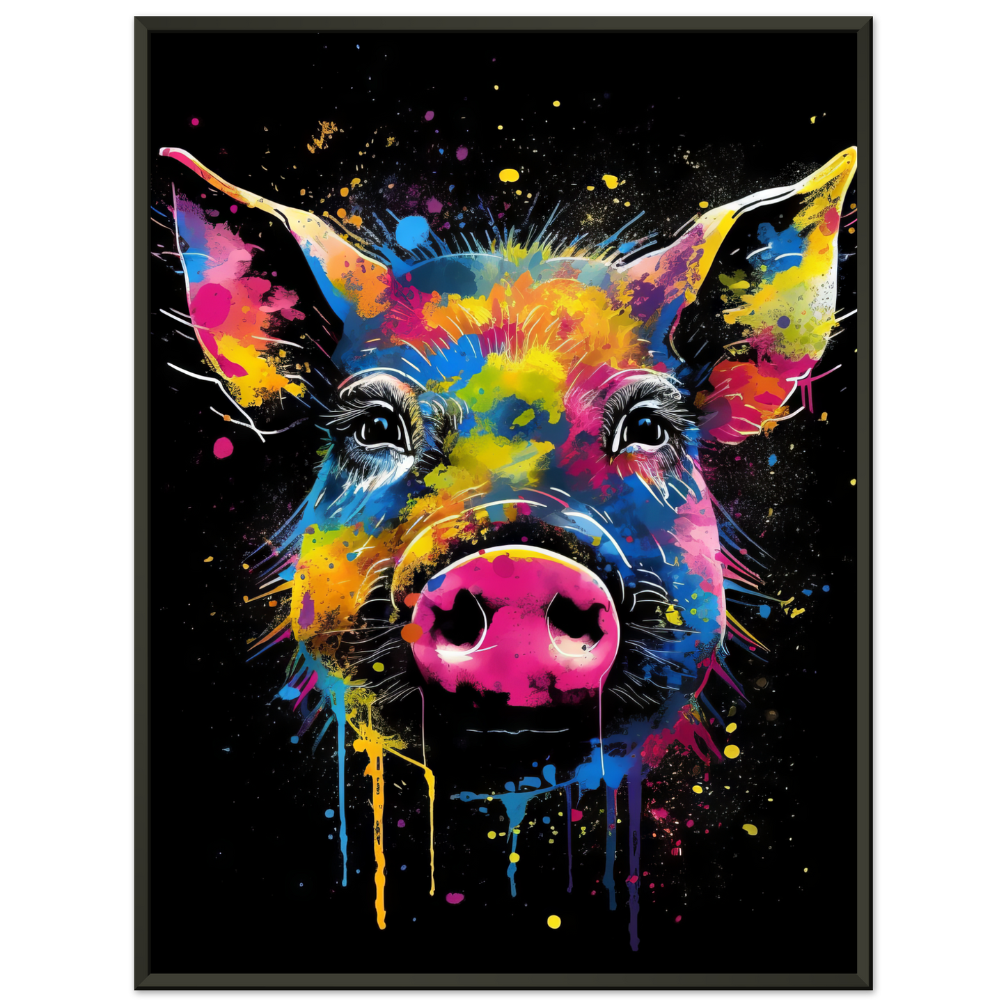 Schweine Schwein (Pop-Art) (PIG04)