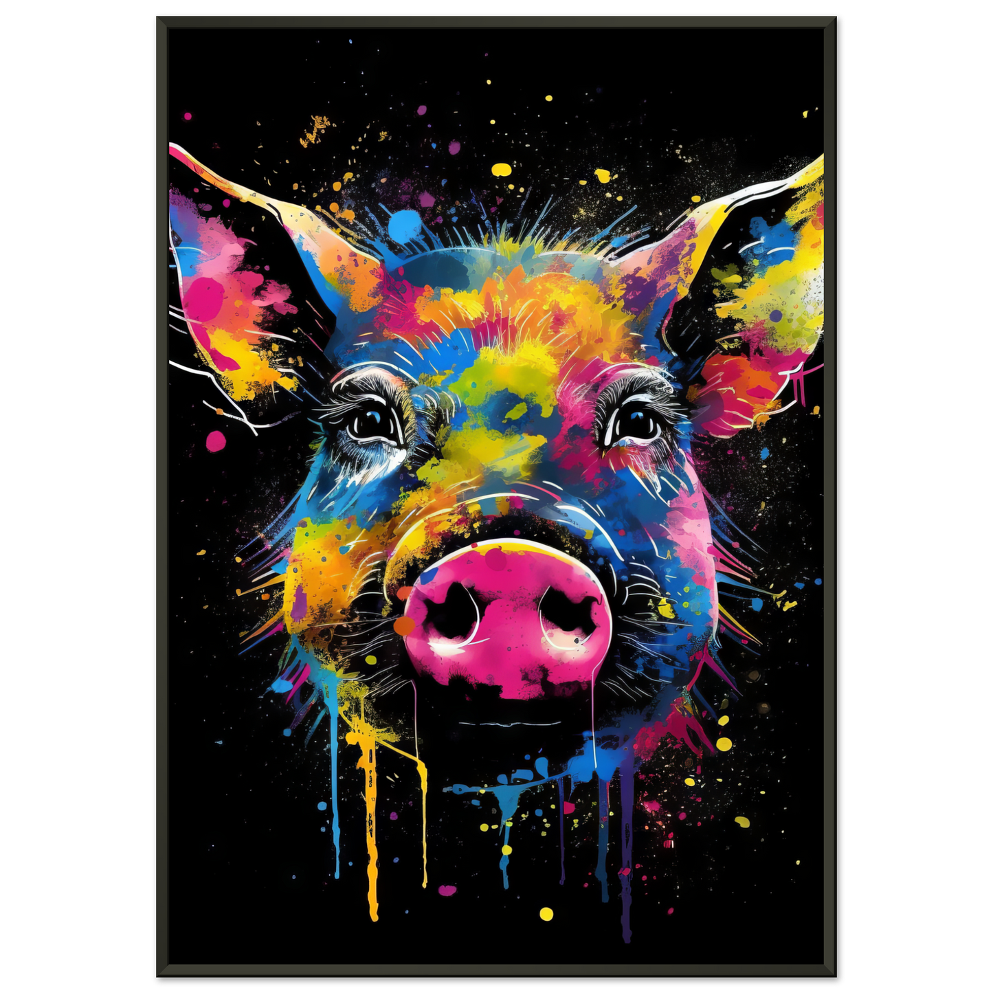 Schweine Schwein (Pop-Art) (PIG04)