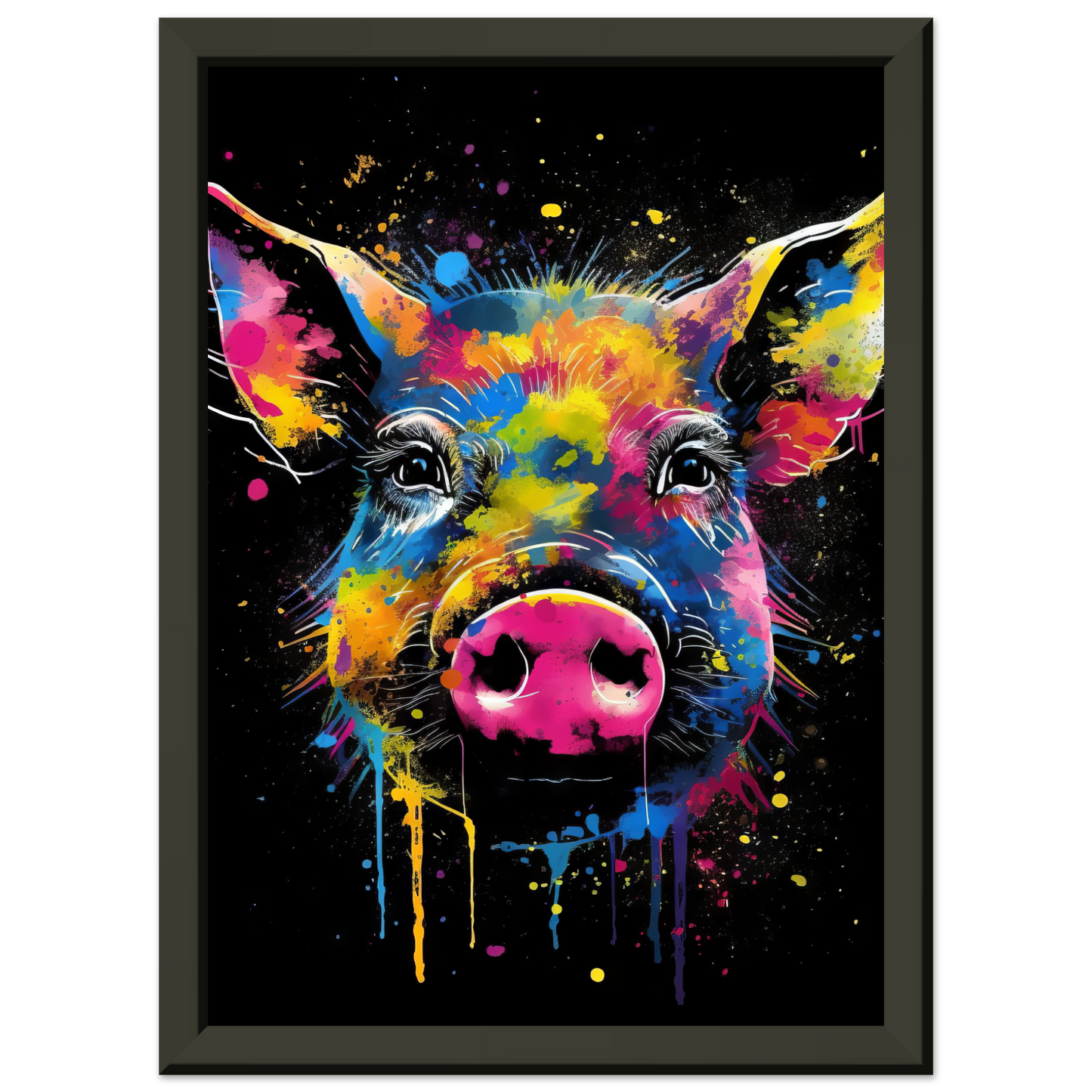 Schweine Schwein (Pop-Art) (PIG04)