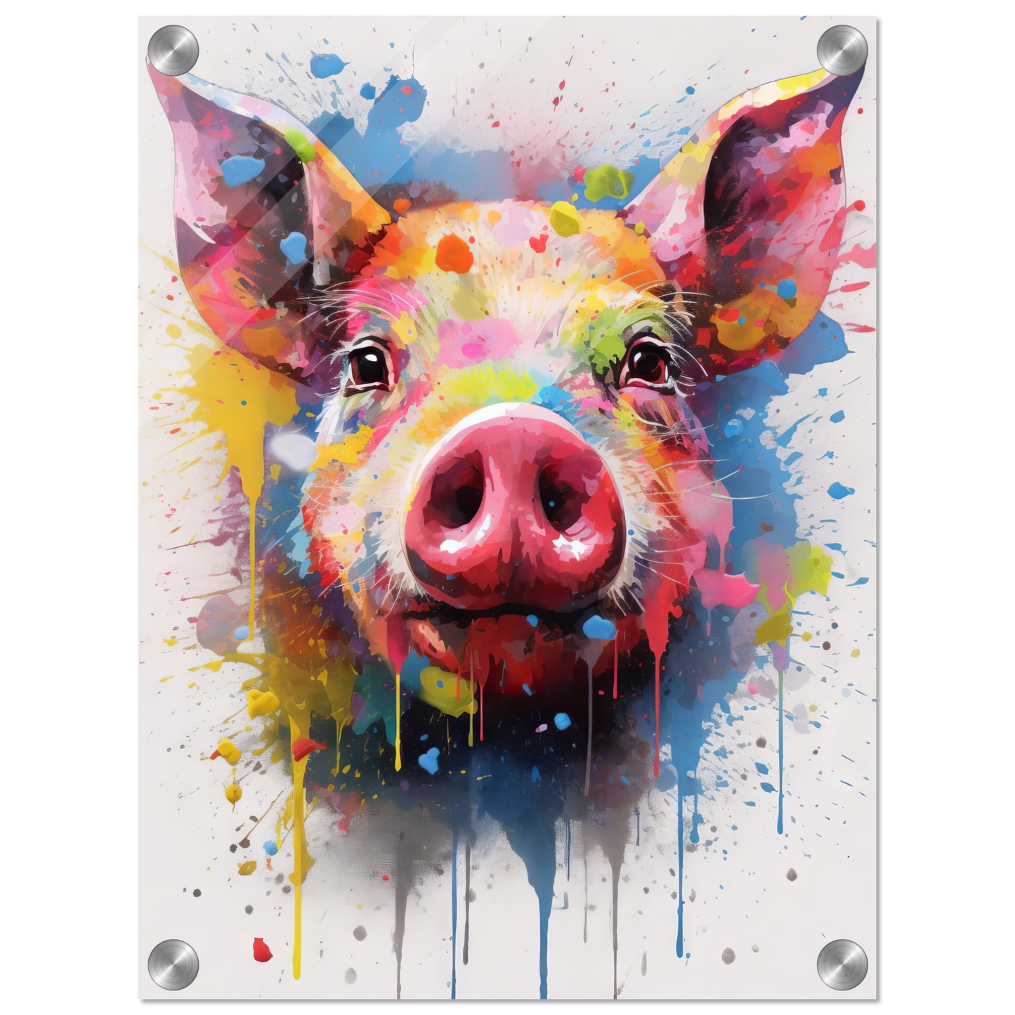 Schweine Schwein (Pop-Art) (PIG05)