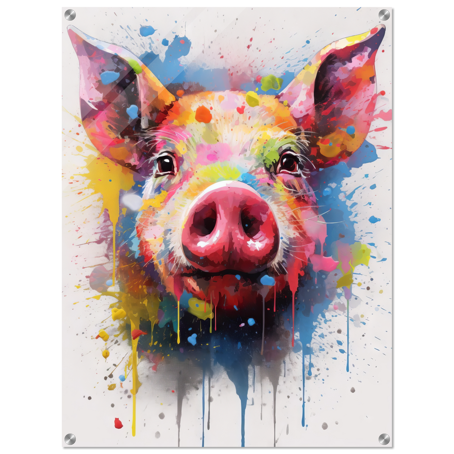 Schweine Schwein (Pop-Art) (PIG05)
