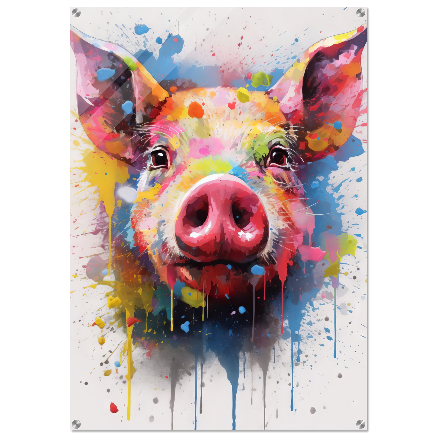 Schweine Schwein (Pop-Art) (PIG05)