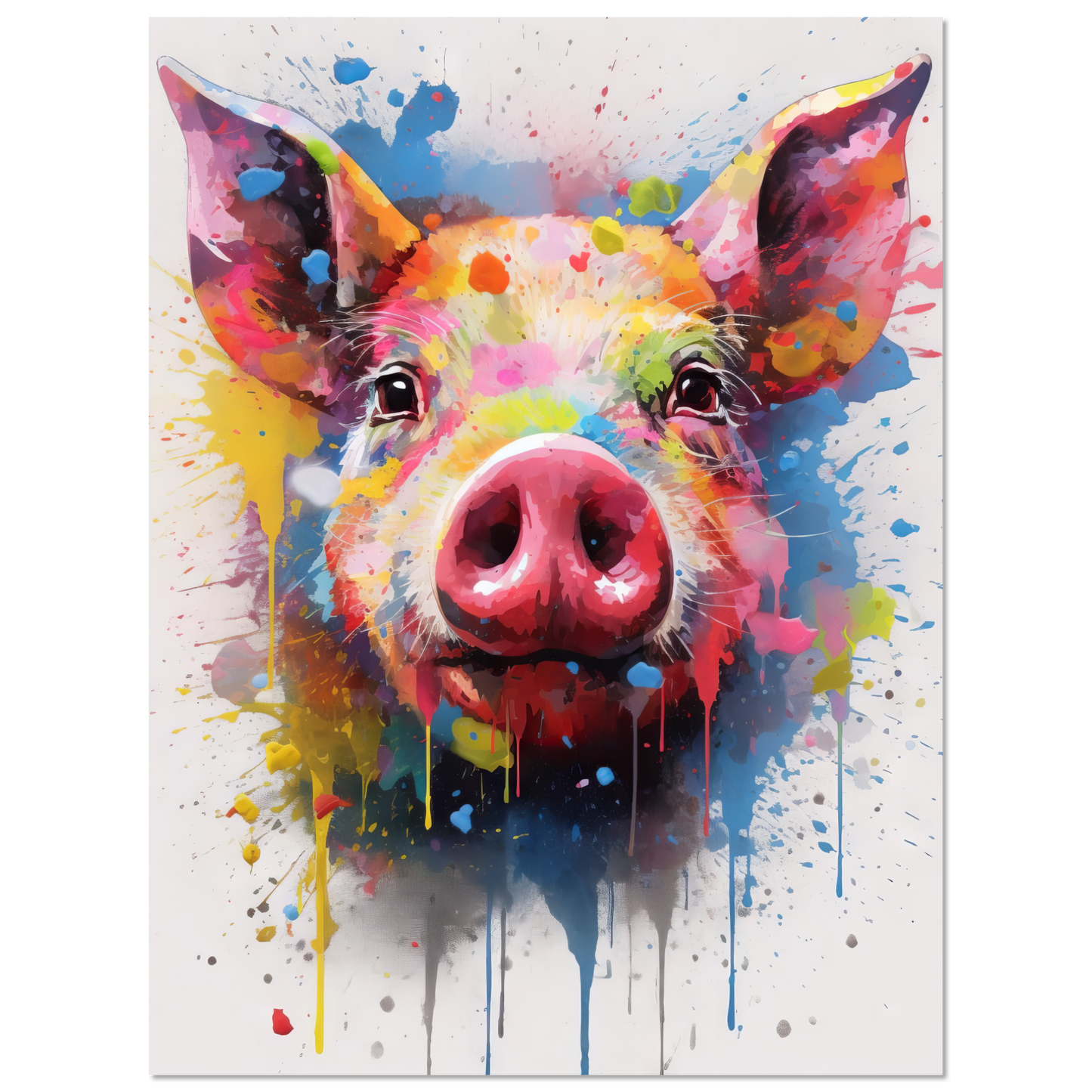 Schweine Schwein (Pop-Art) (PIG05)