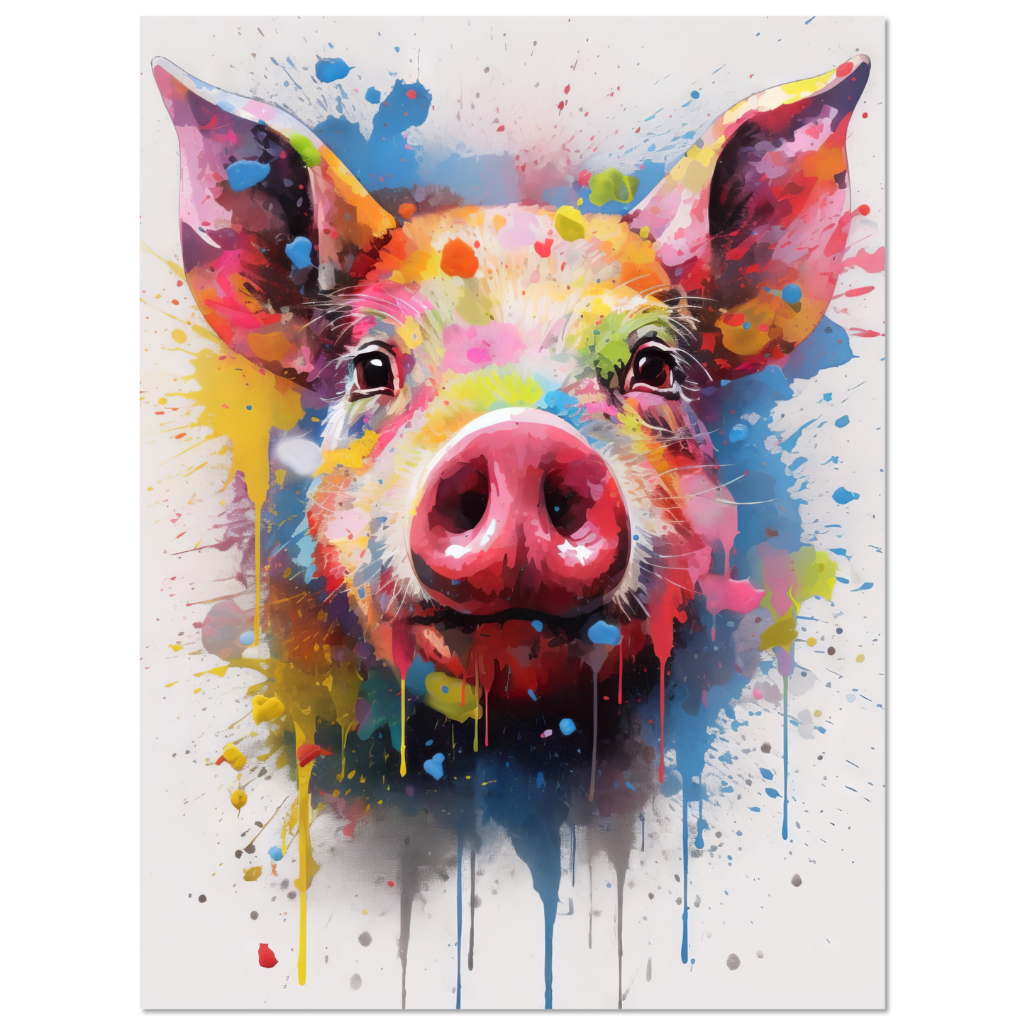 Schweine Schwein (Pop-Art) (PIG05)