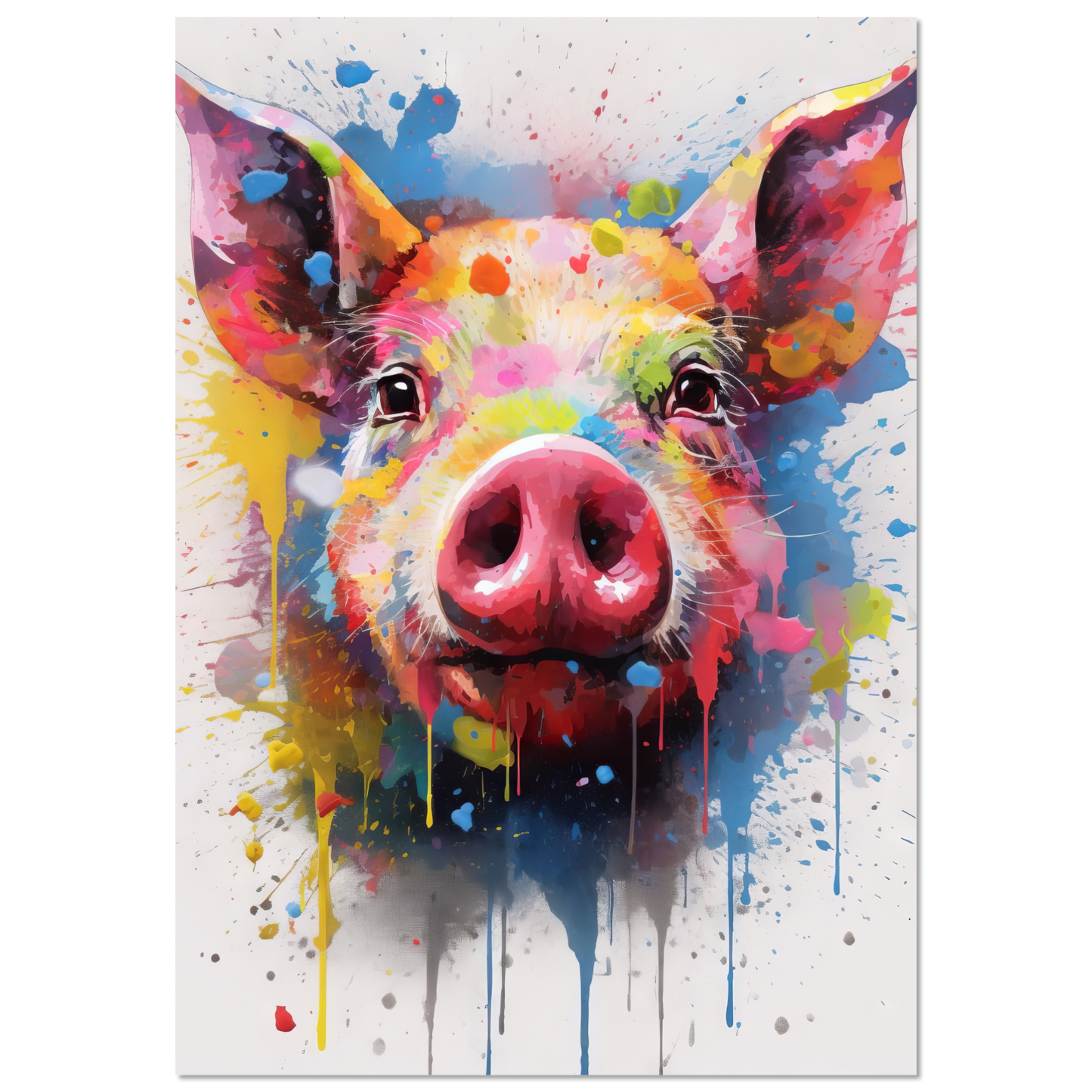 Schweine Schwein (Pop-Art) (PIG05)