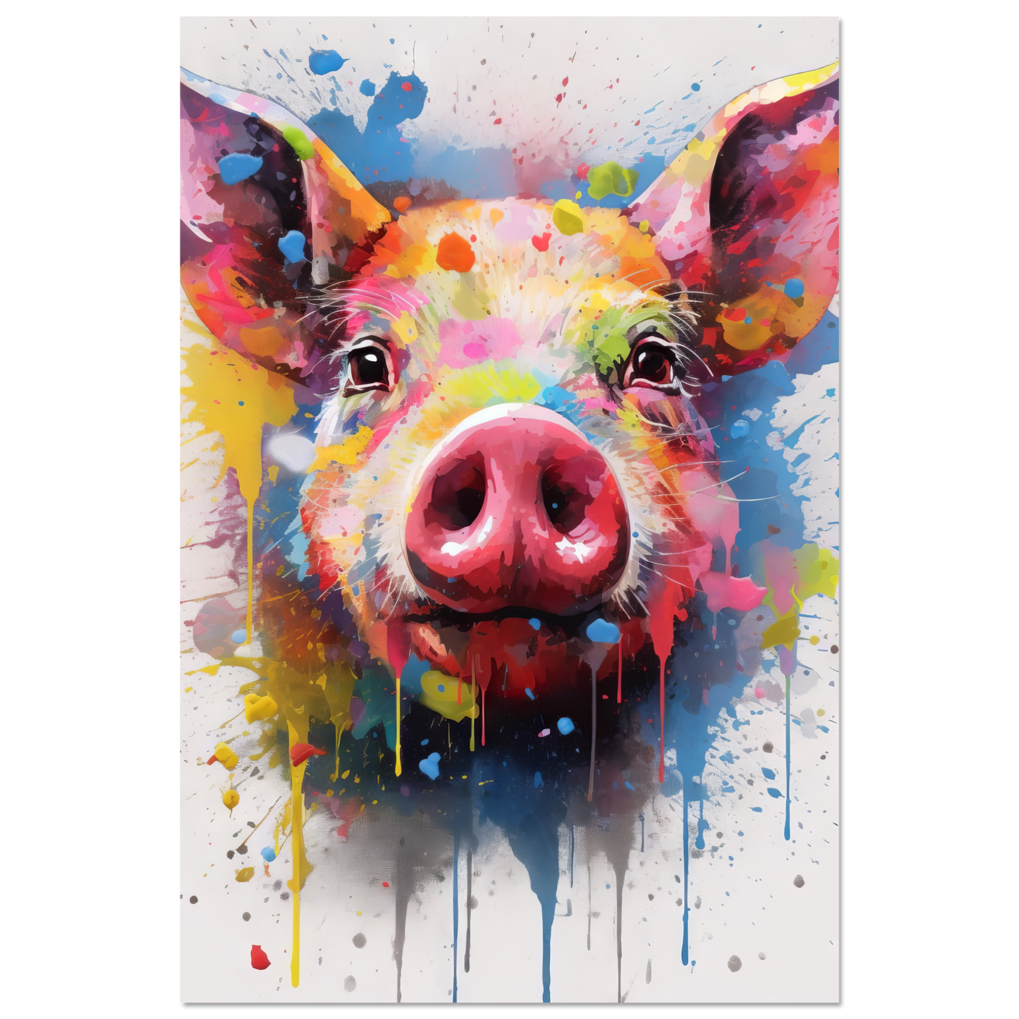 Schweine Schwein (Pop-Art) (PIG05)