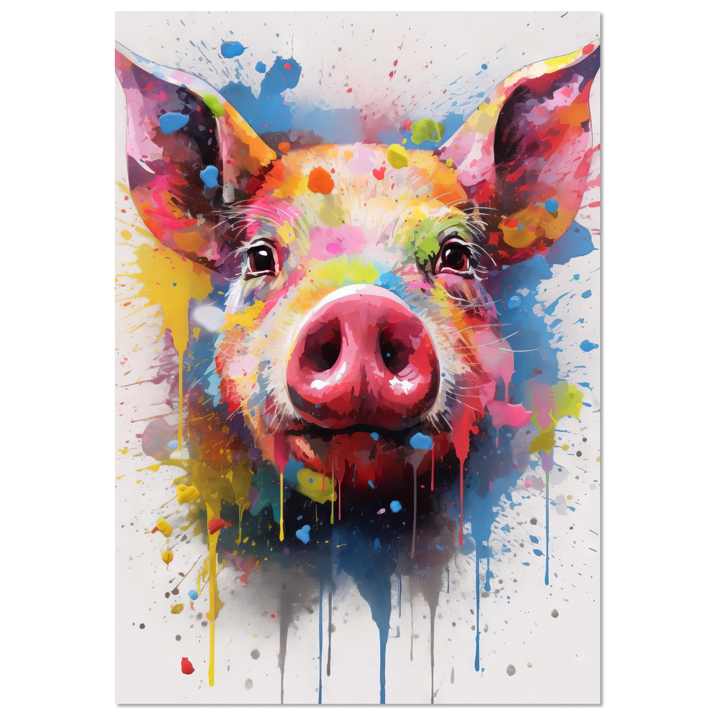 Schweine Schwein (Pop-Art) (PIG05)