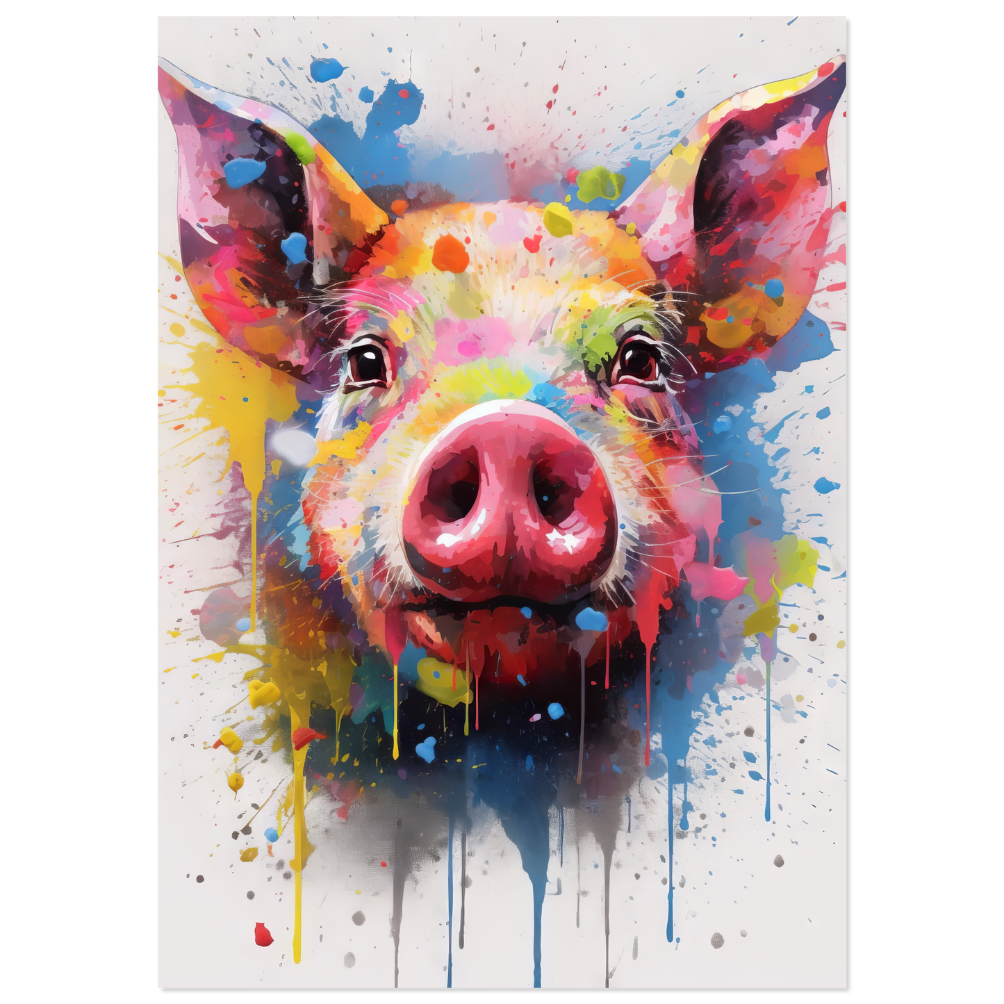Schweine Schwein (Pop-Art) (PIG05)