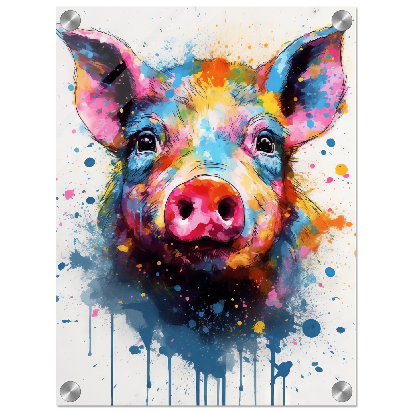 Schweine Schwein (Pop-Art) (PIG06)