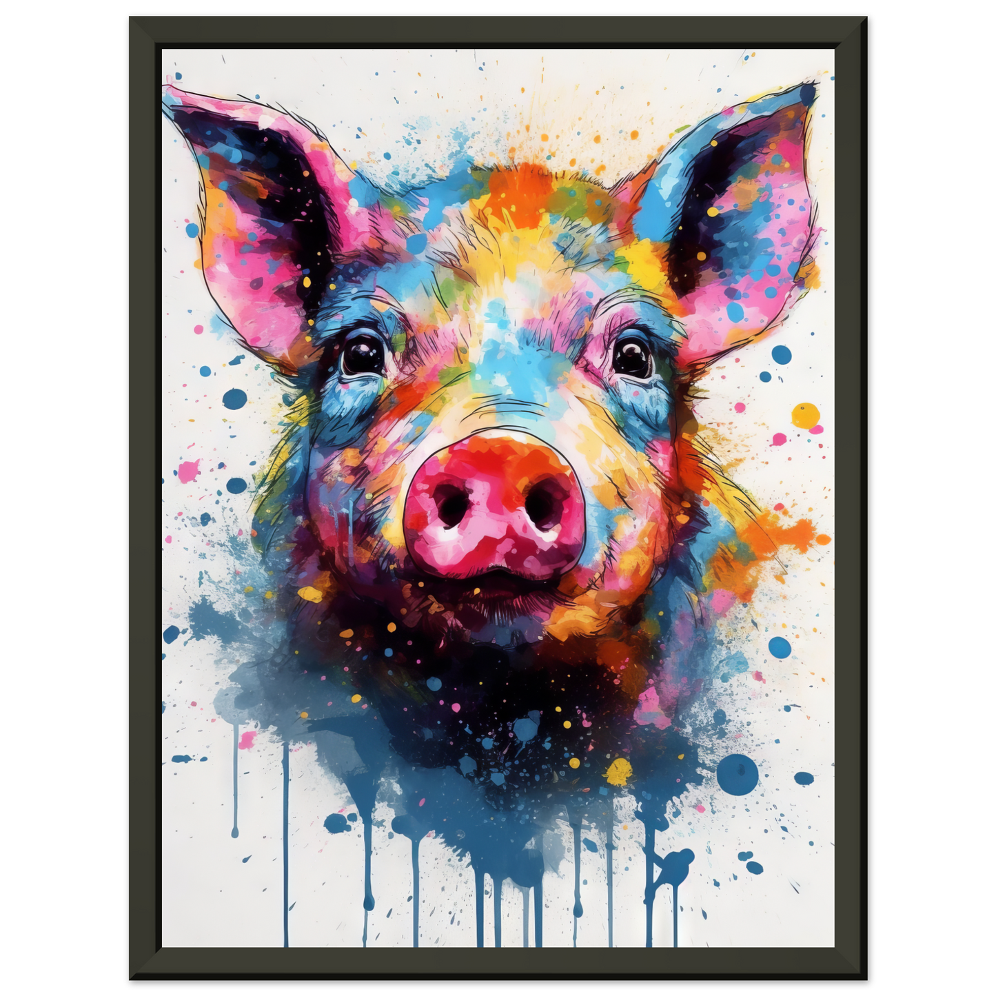 Schweine Schwein (Pop-Art) (PIG06)