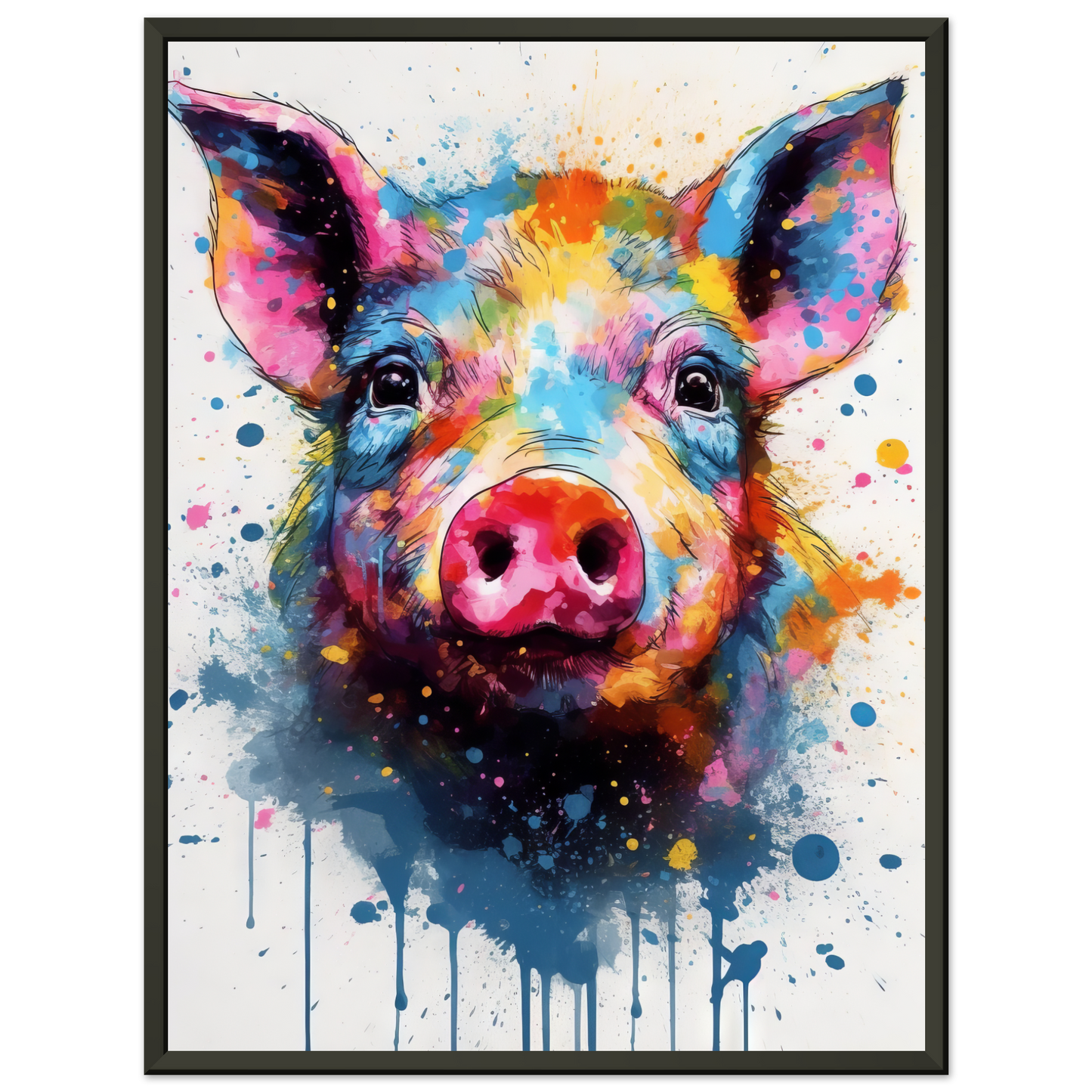 Schweine Schwein (Pop-Art) (PIG06)