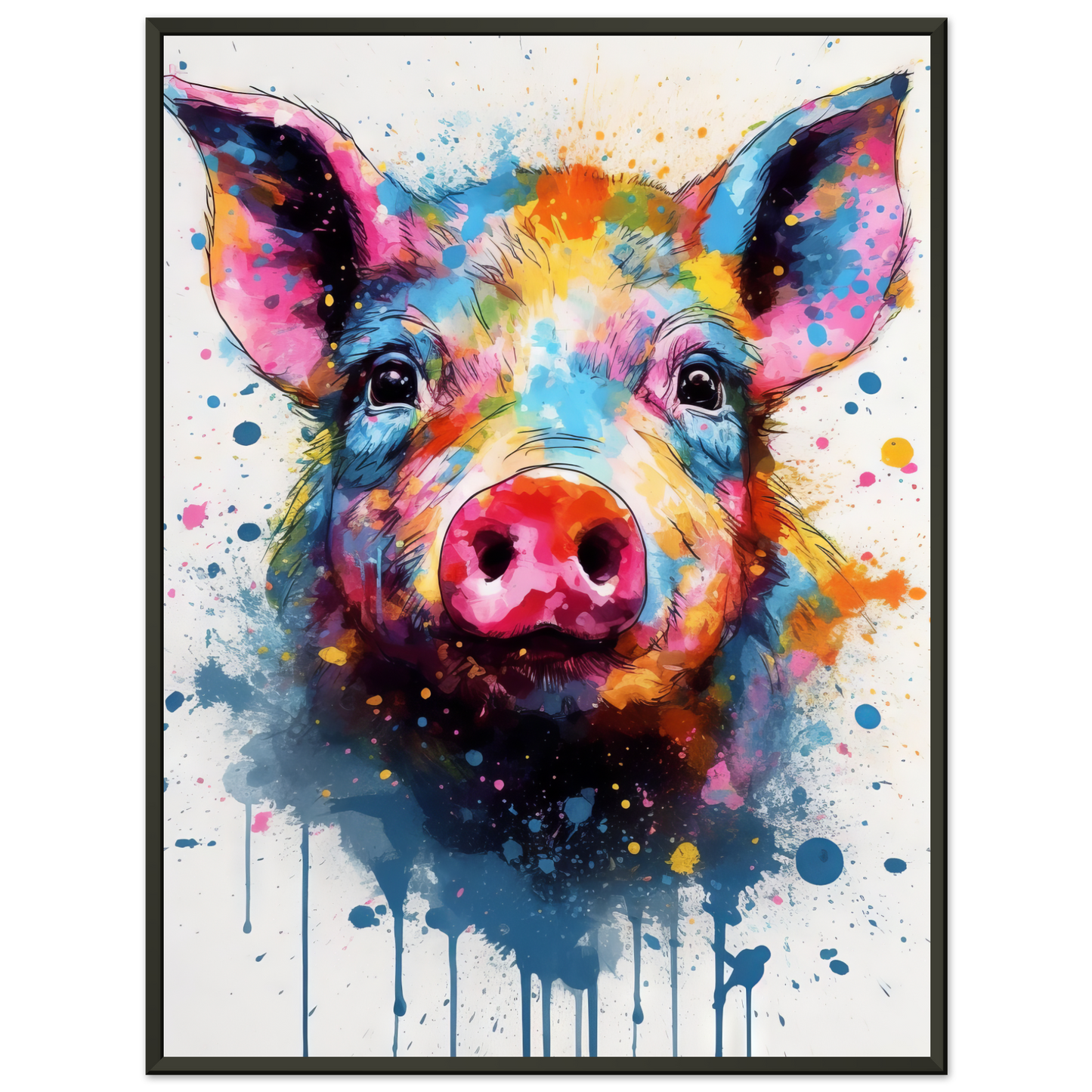 Schweine Schwein (Pop-Art) (PIG06)
