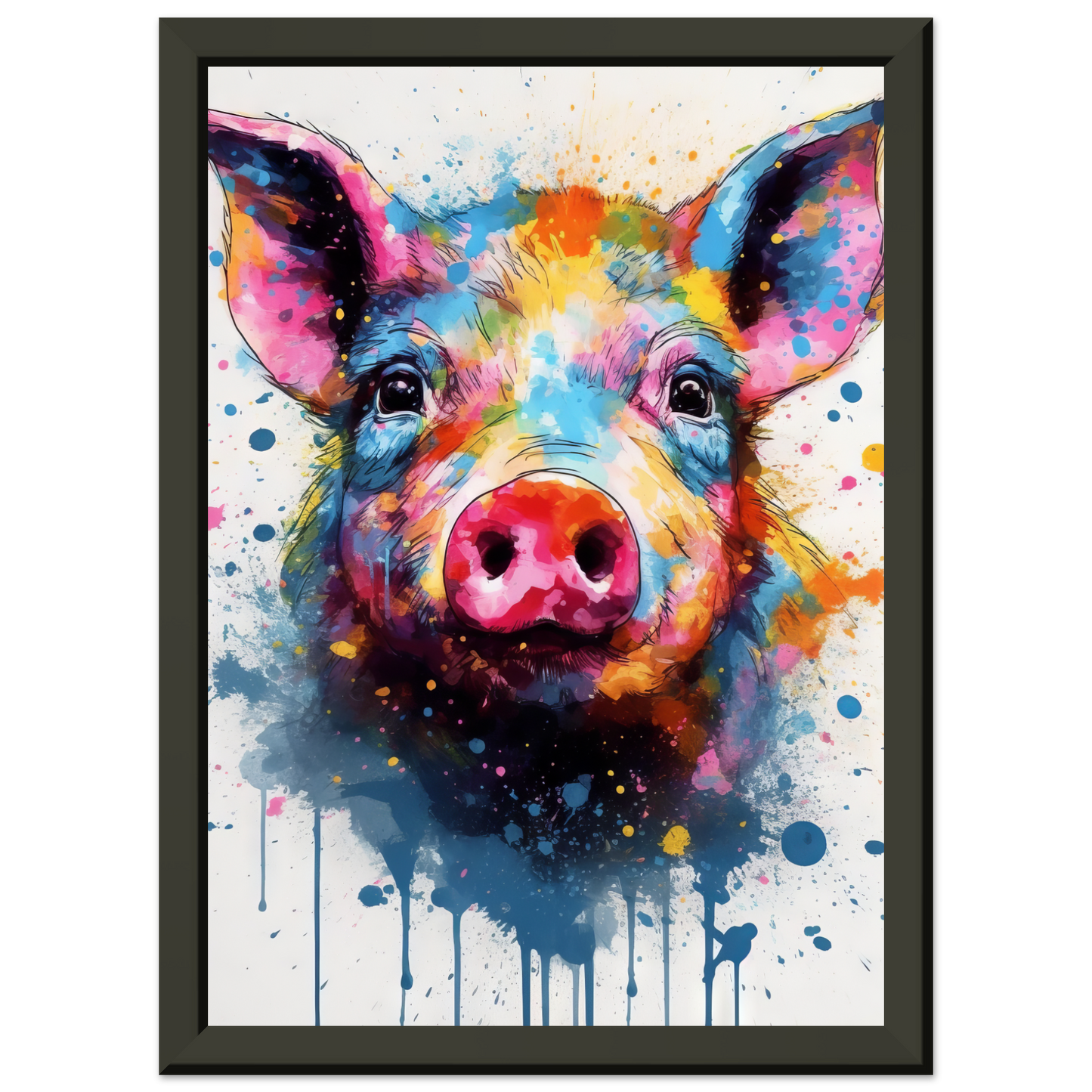 Schweine Schwein (Pop-Art) (PIG06)