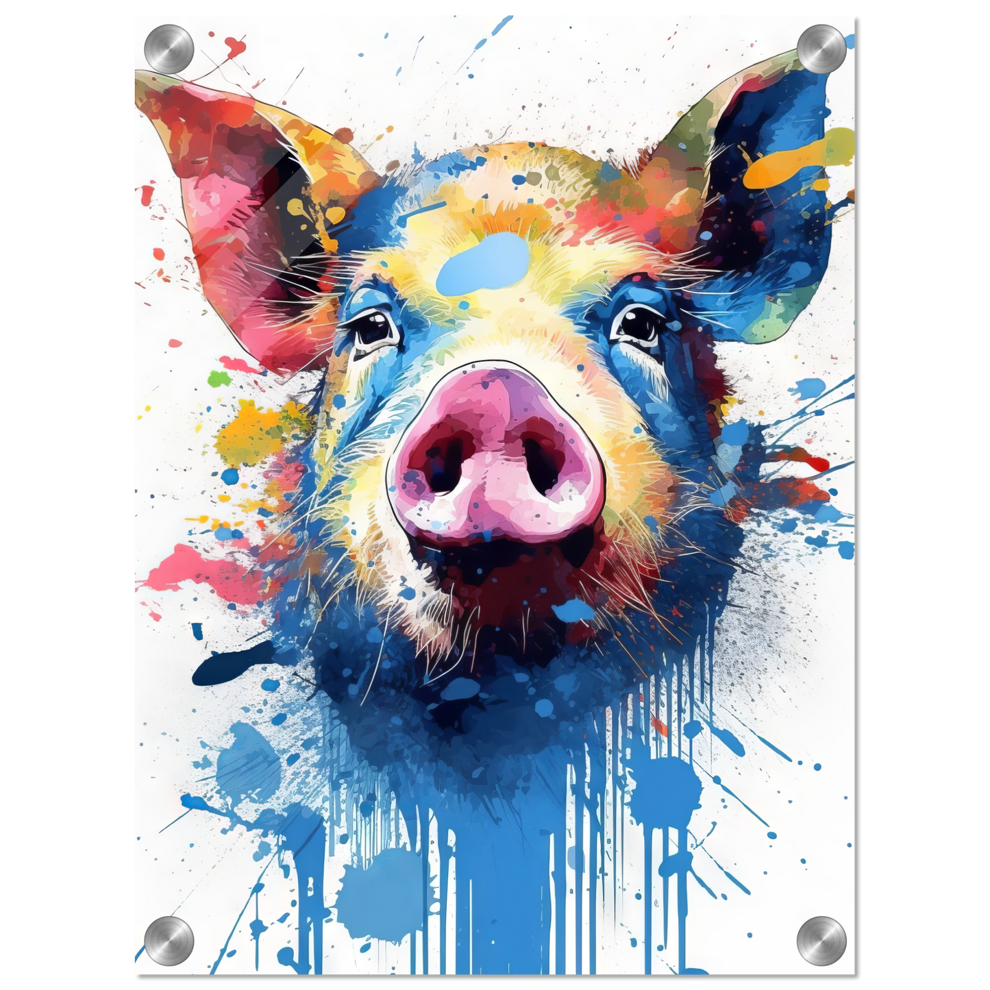 Schweine Schwein (Pop-Art) (PIG07)