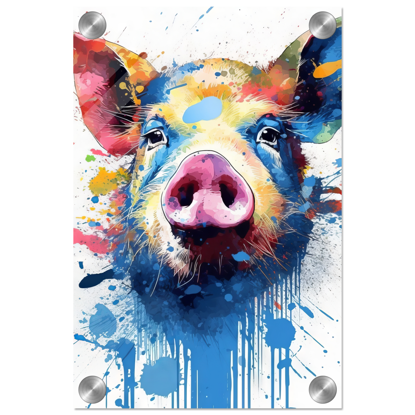 Schweine Schwein (Pop-Art) (PIG07)