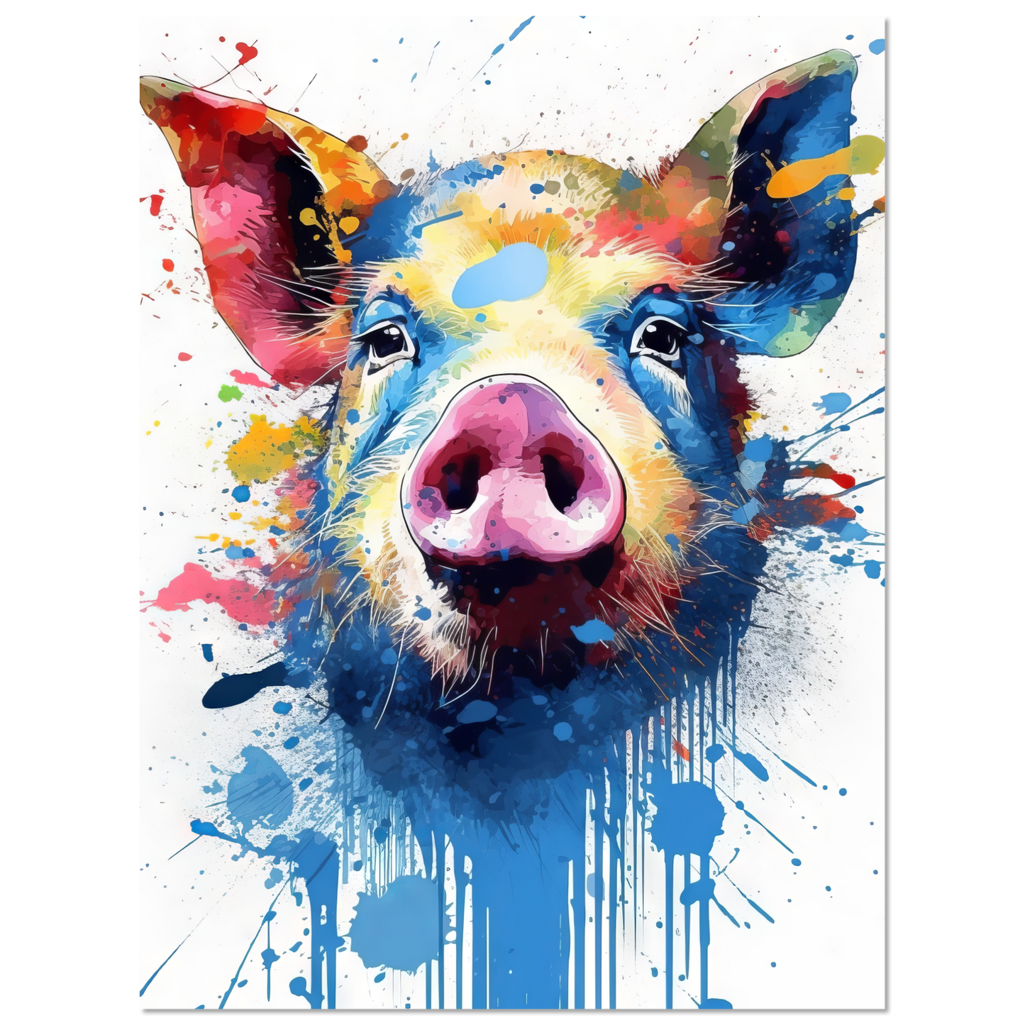 Schweine Schwein (Pop-Art) (PIG07)