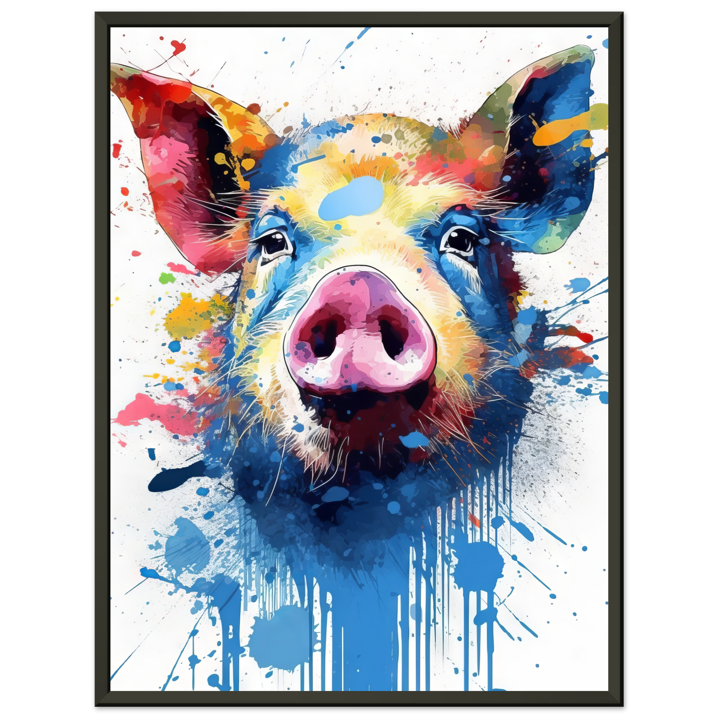 Schweine Schwein (Pop-Art) (PIG07)