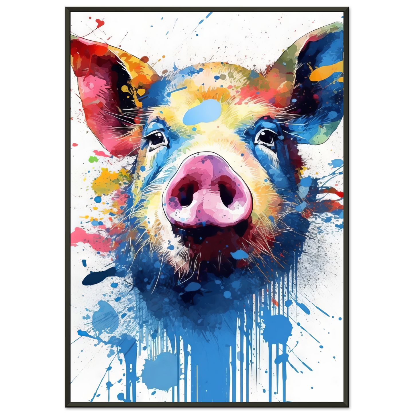 Schweine Schwein (Pop-Art) (PIG07)