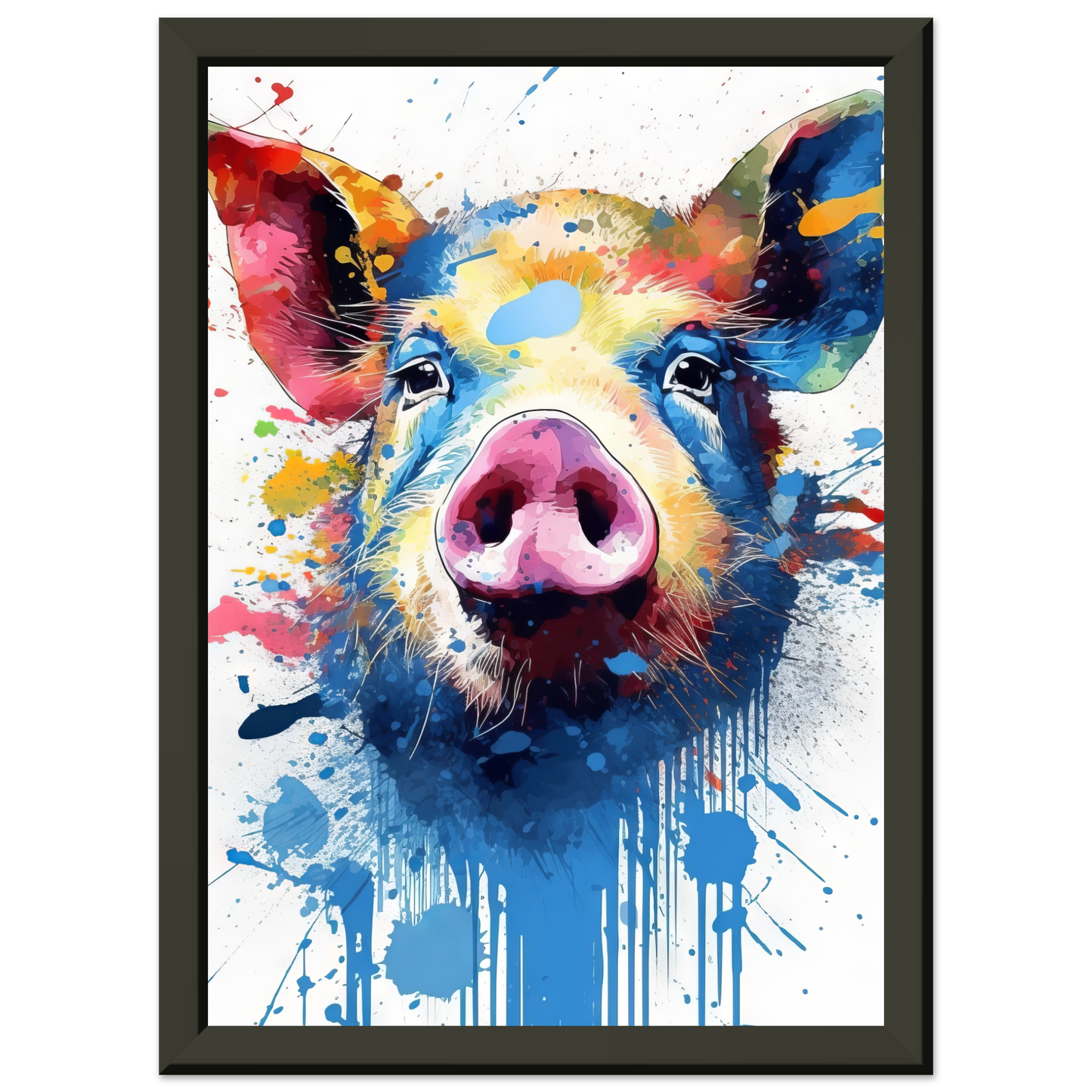 Schweine Schwein (Pop-Art) (PIG07)