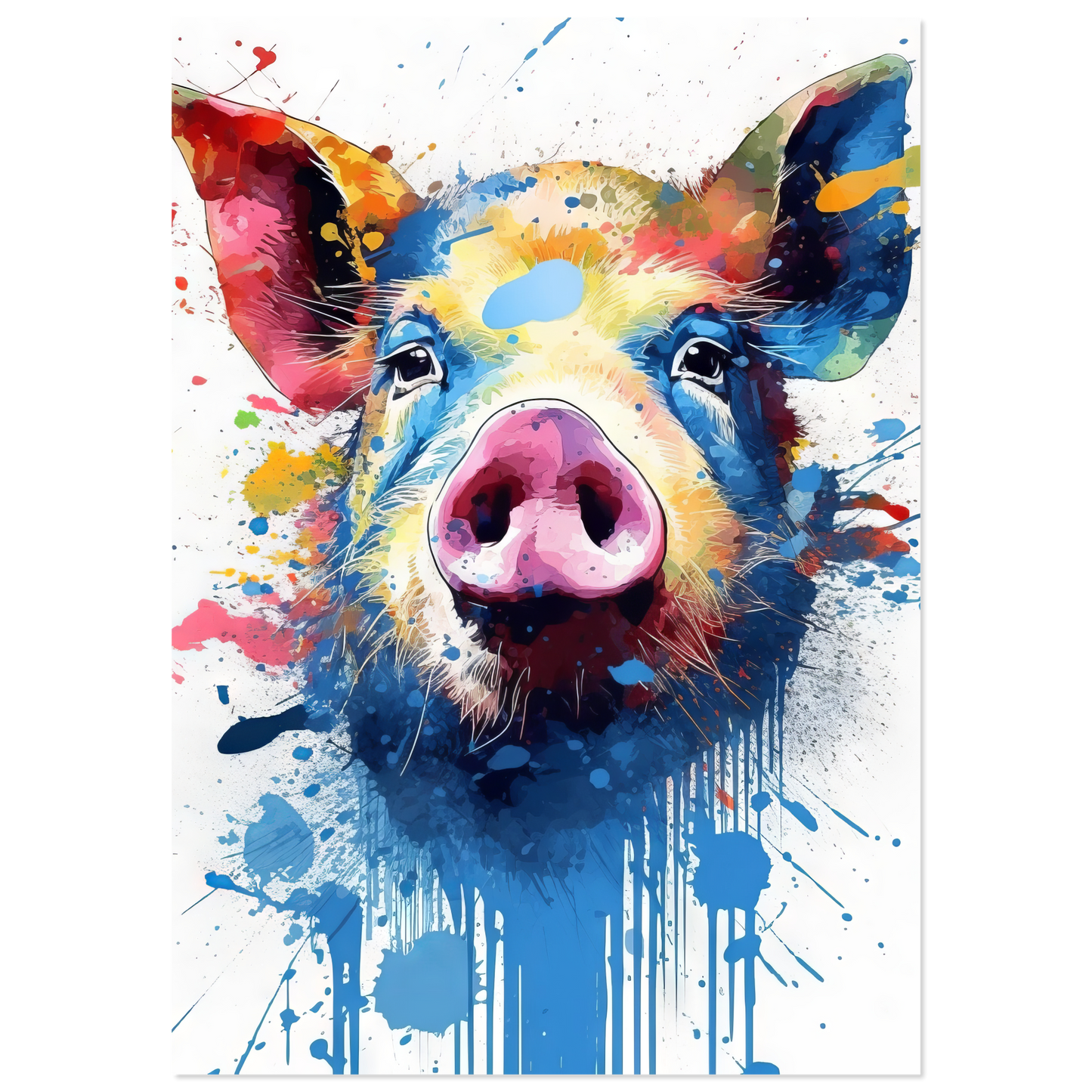 Schweine Schwein (Pop-Art) (PIG07)