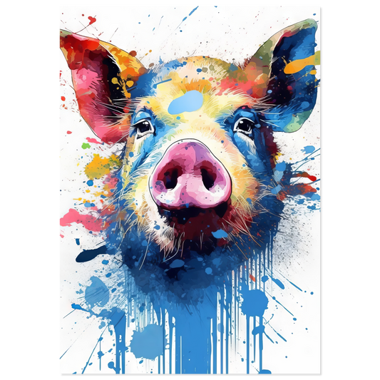 Pigs pig (pop art) (PIG07)
