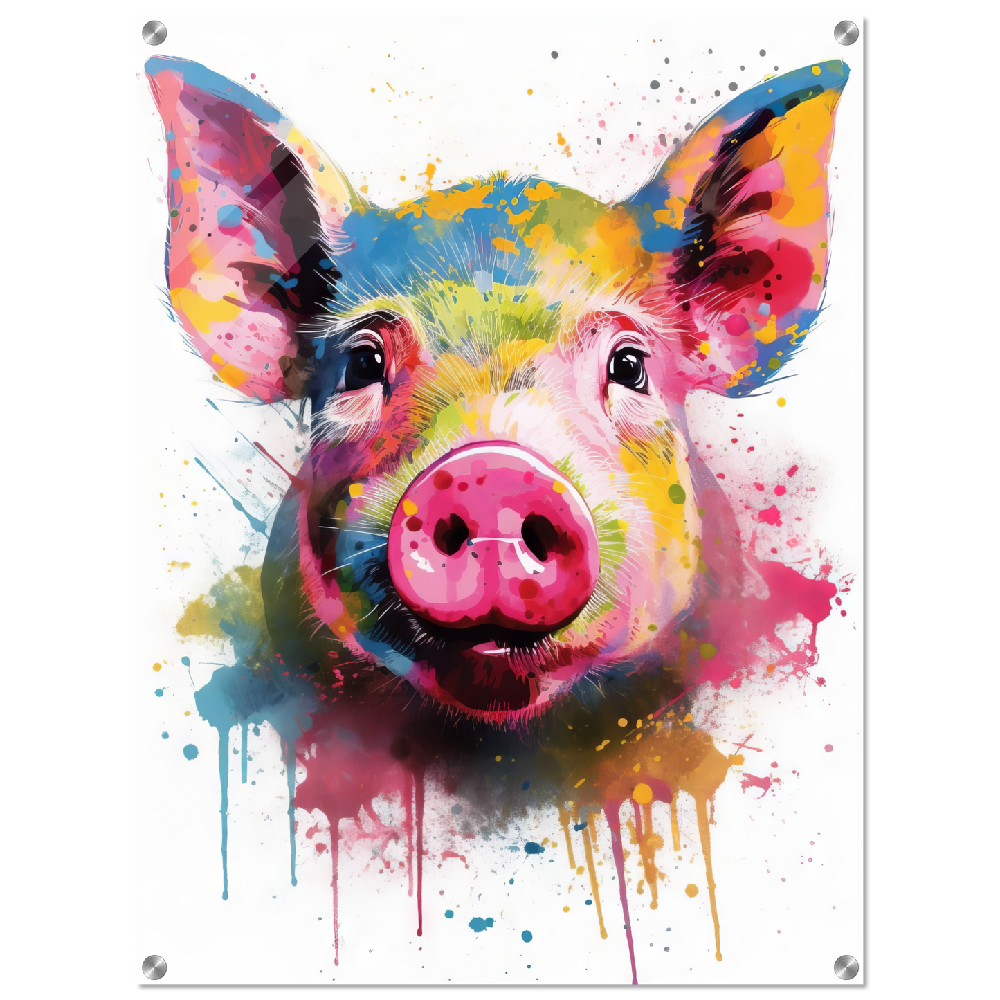 Schweine Schwein (Pop-Art) (PIG08)