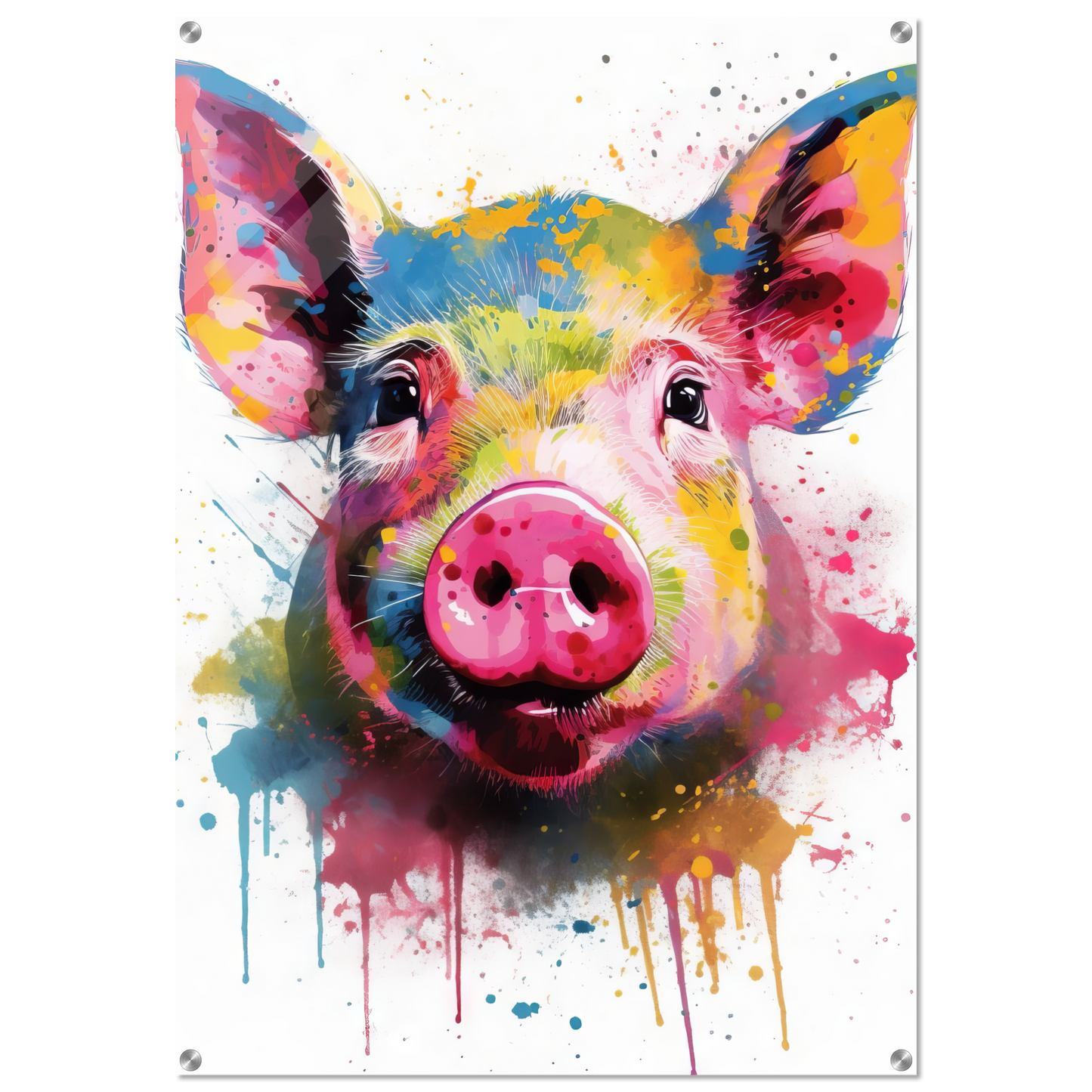 Schweine Schwein (Pop-Art) (PIG08)