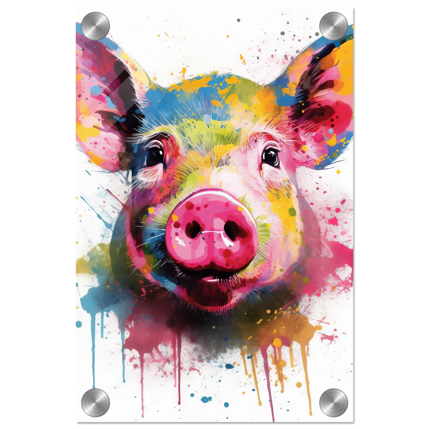 Schweine Schwein (Pop-Art) (PIG08)