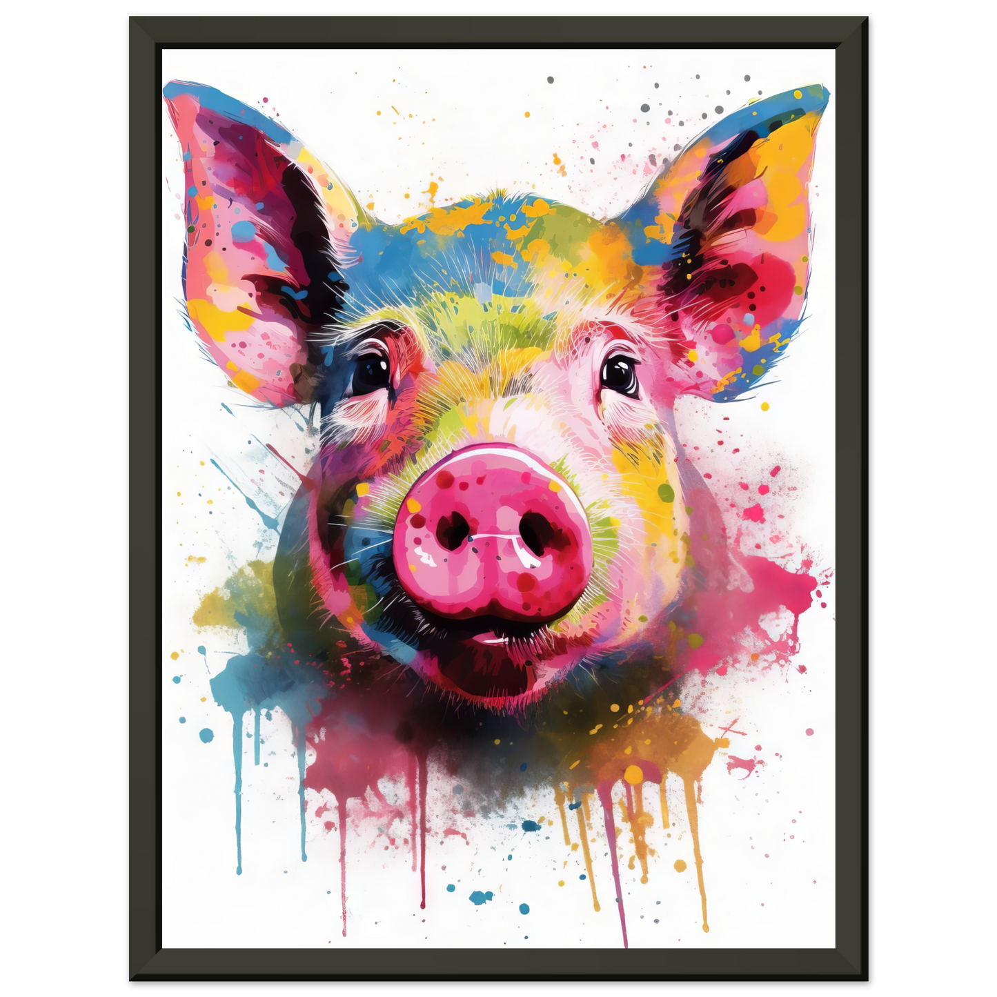 Schweine Schwein (Pop-Art) (PIG08)