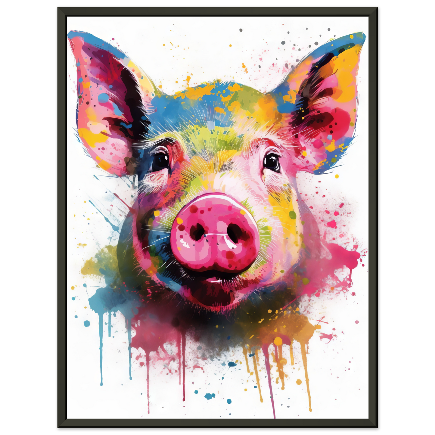 Schweine Schwein (Pop-Art) (PIG08)