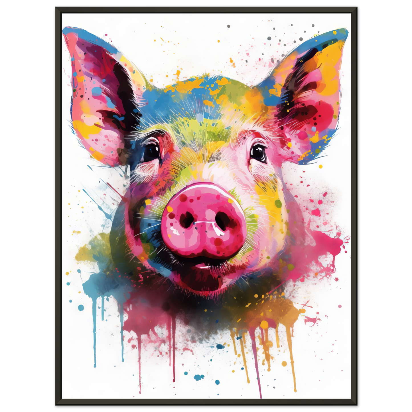 Schweine Schwein (Pop-Art) (PIG08)