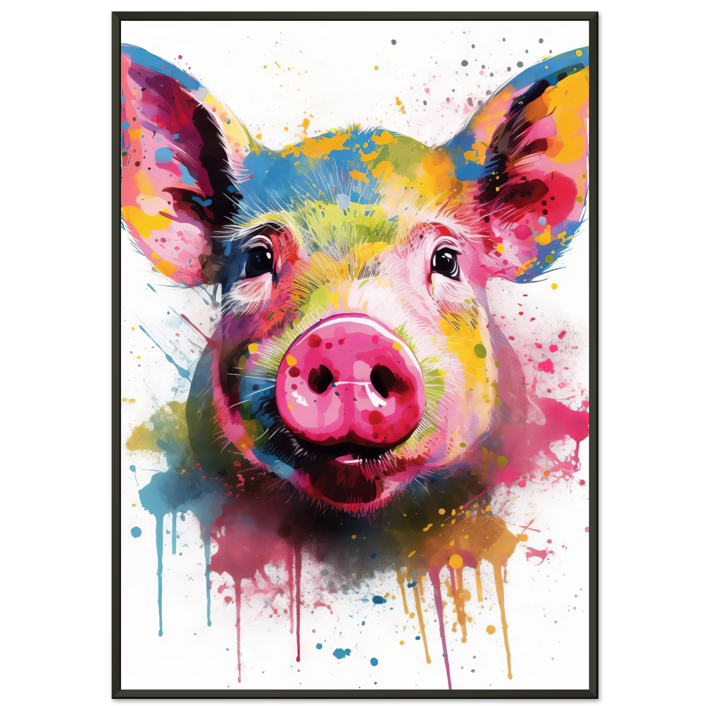 Schweine Schwein (Pop-Art) (PIG08)