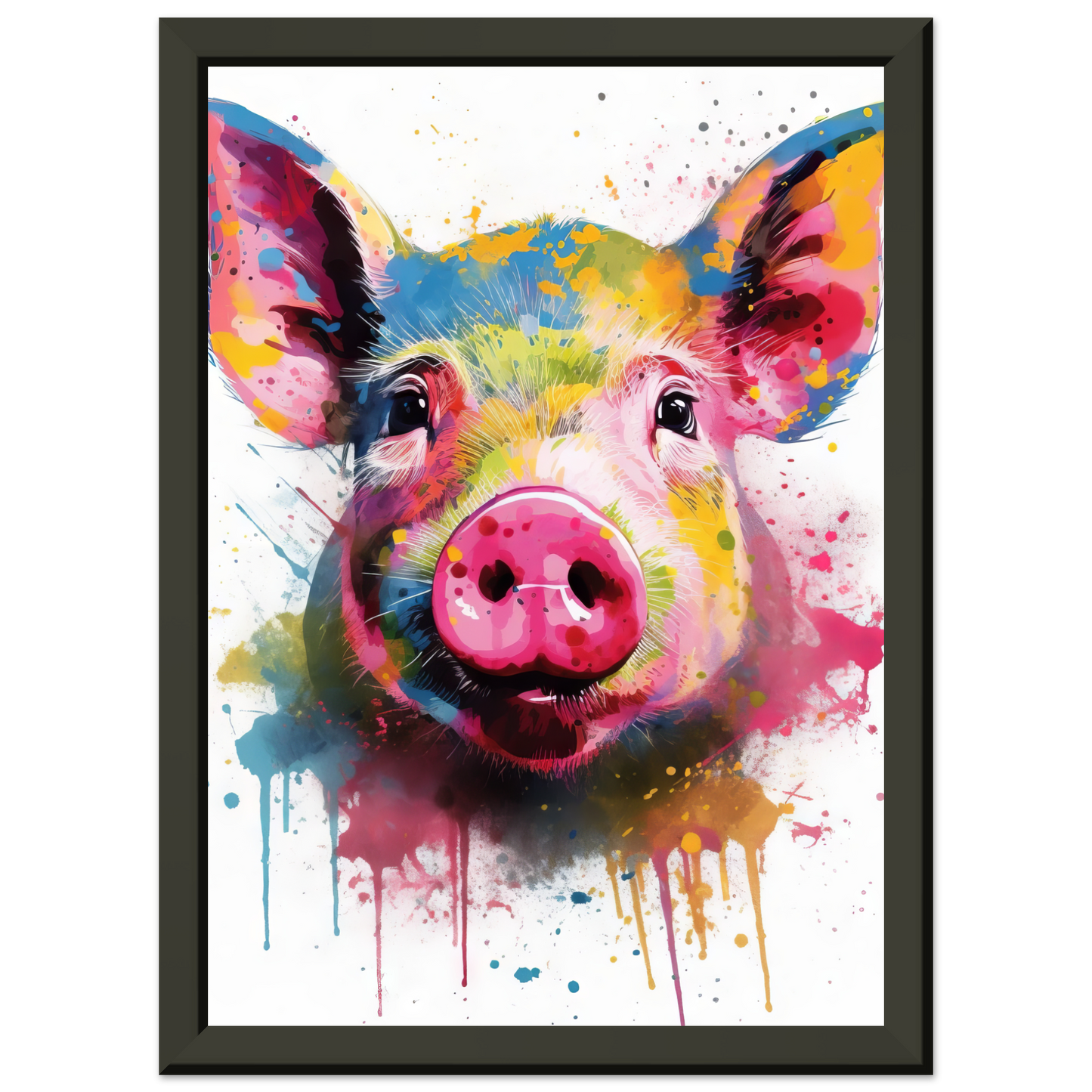 Schweine Schwein (Pop-Art) (PIG08)