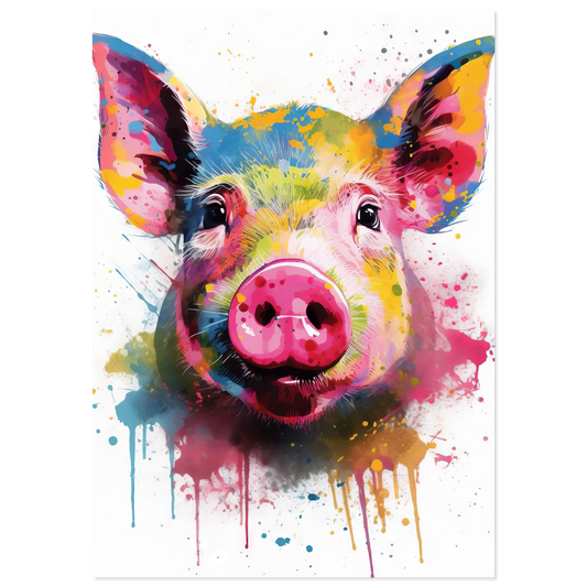 Pigs pig (pop art) (PIG08)