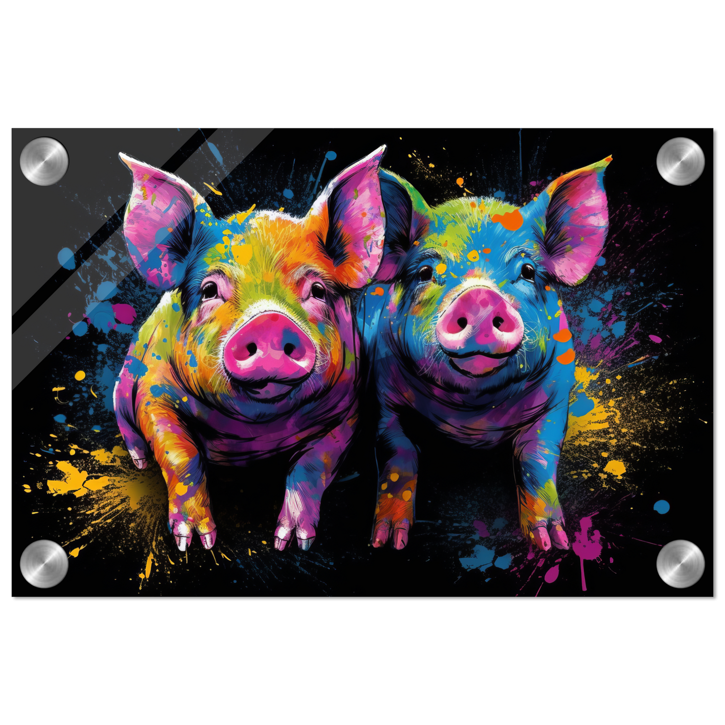 Schweine Schwein Pop-Art (PIG09)