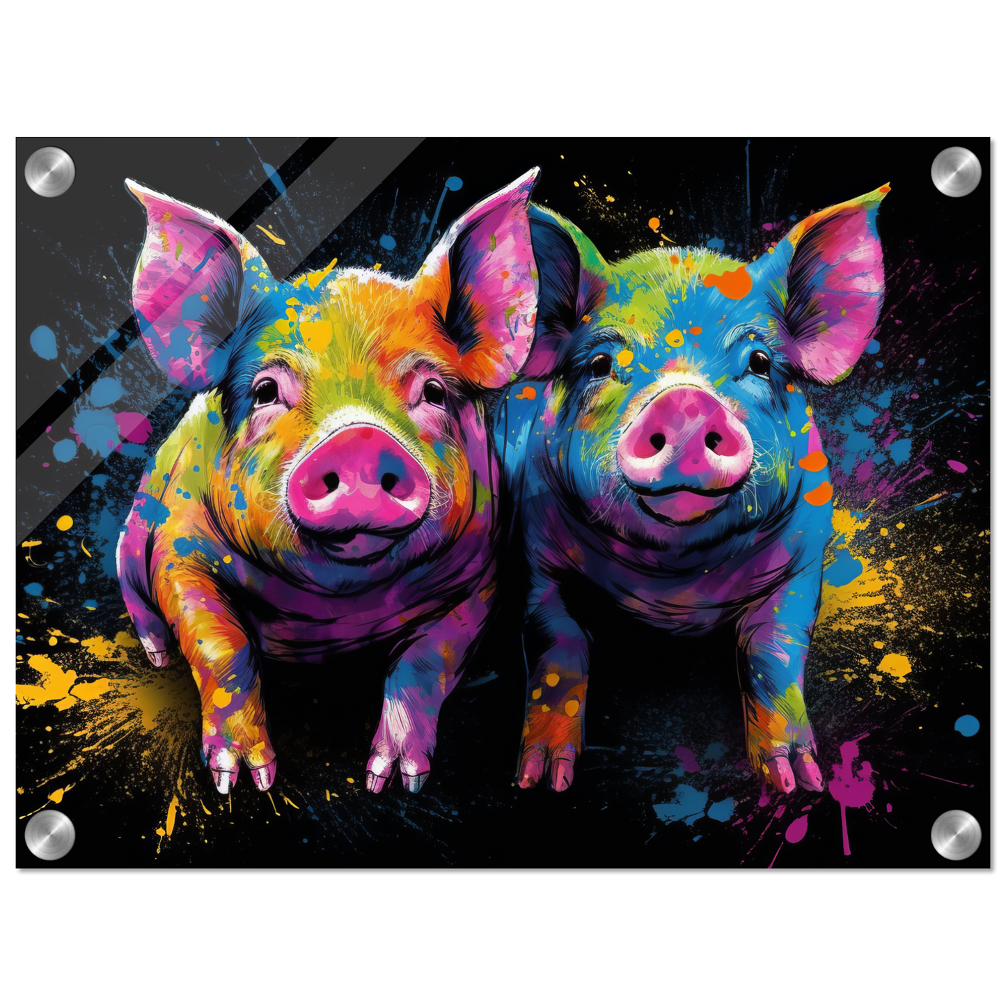 Schweine Schwein Pop-Art (PIG09)