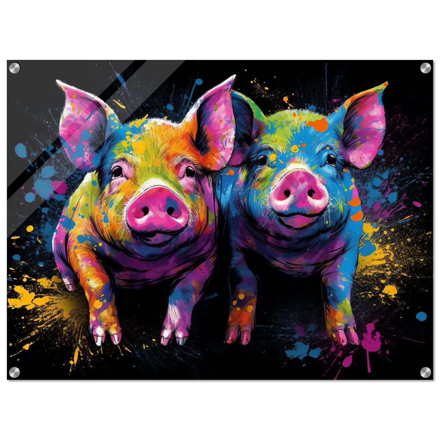 Schweine Schwein Pop-Art (PIG09)