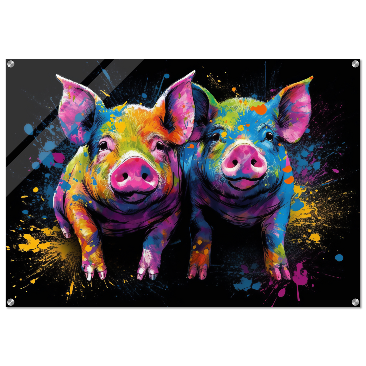 Schweine Schwein Pop-Art (PIG09)