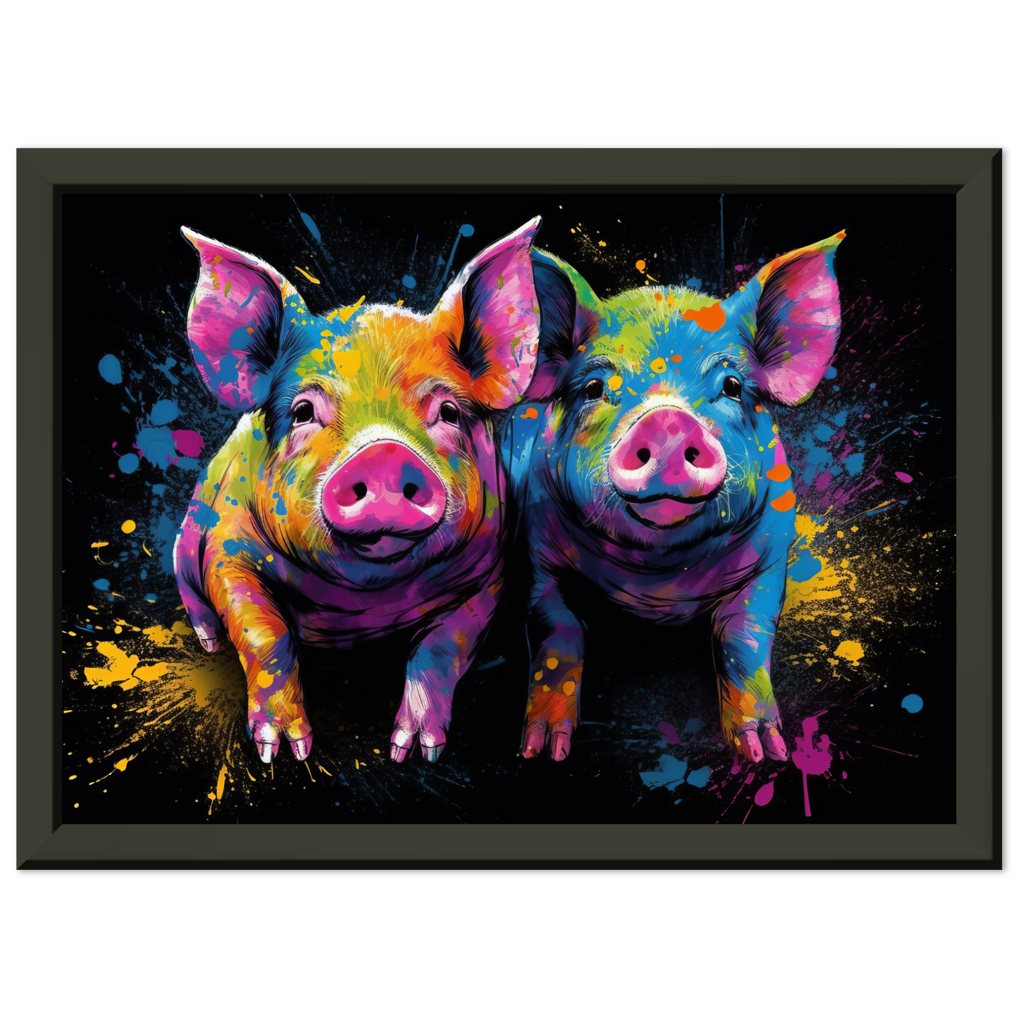 Schweine Schwein Pop-Art (PIG09)