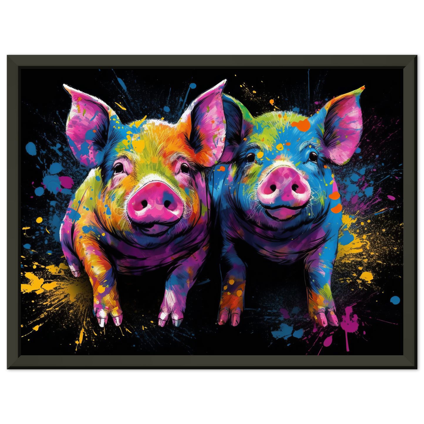 Schweine Schwein Pop-Art (PIG09)