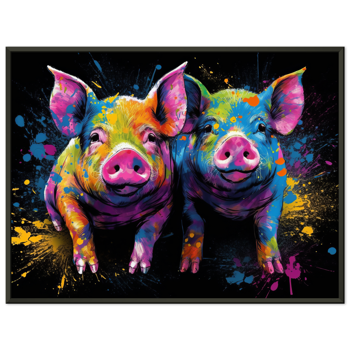 Schweine Schwein Pop-Art (PIG09)
