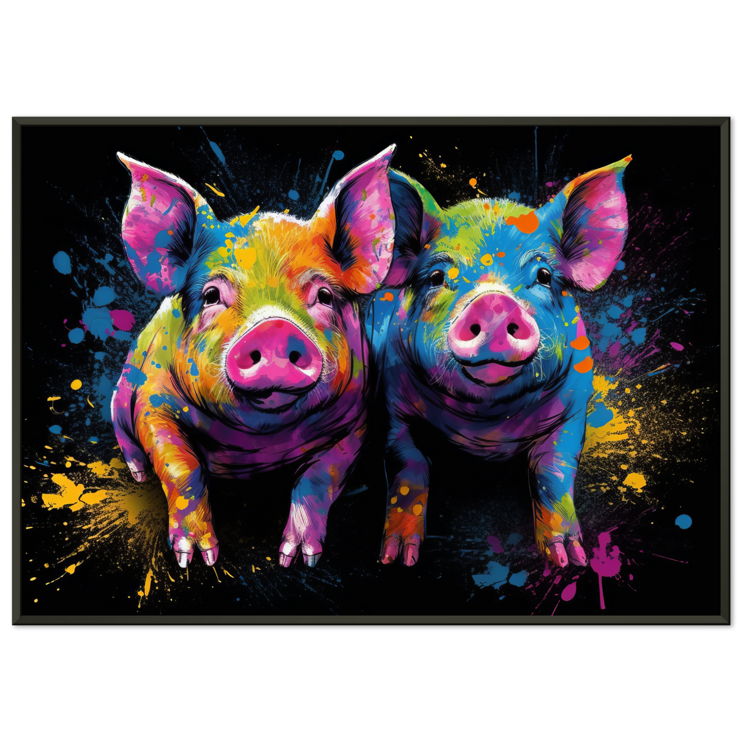 Schweine Schwein Pop-Art (PIG09)