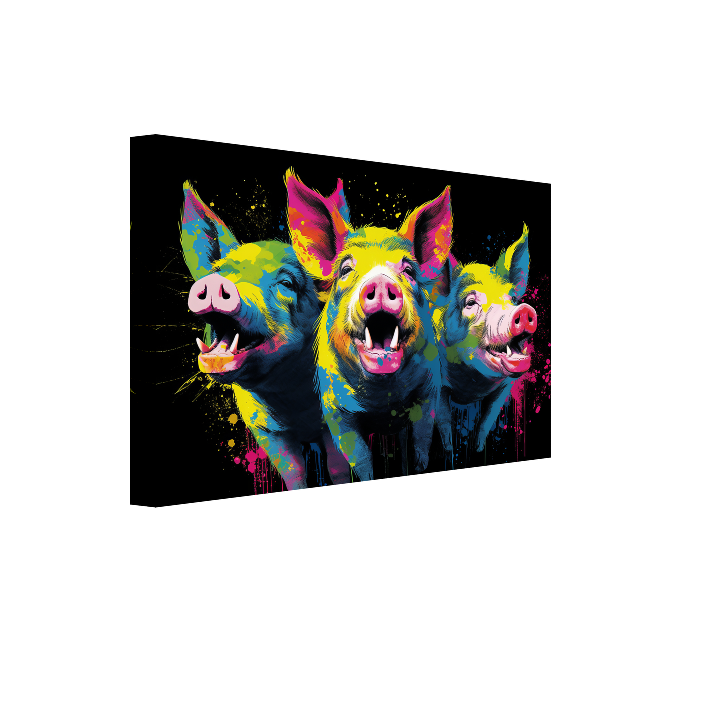 Schweine Schwein Pop-Art (PIG10)