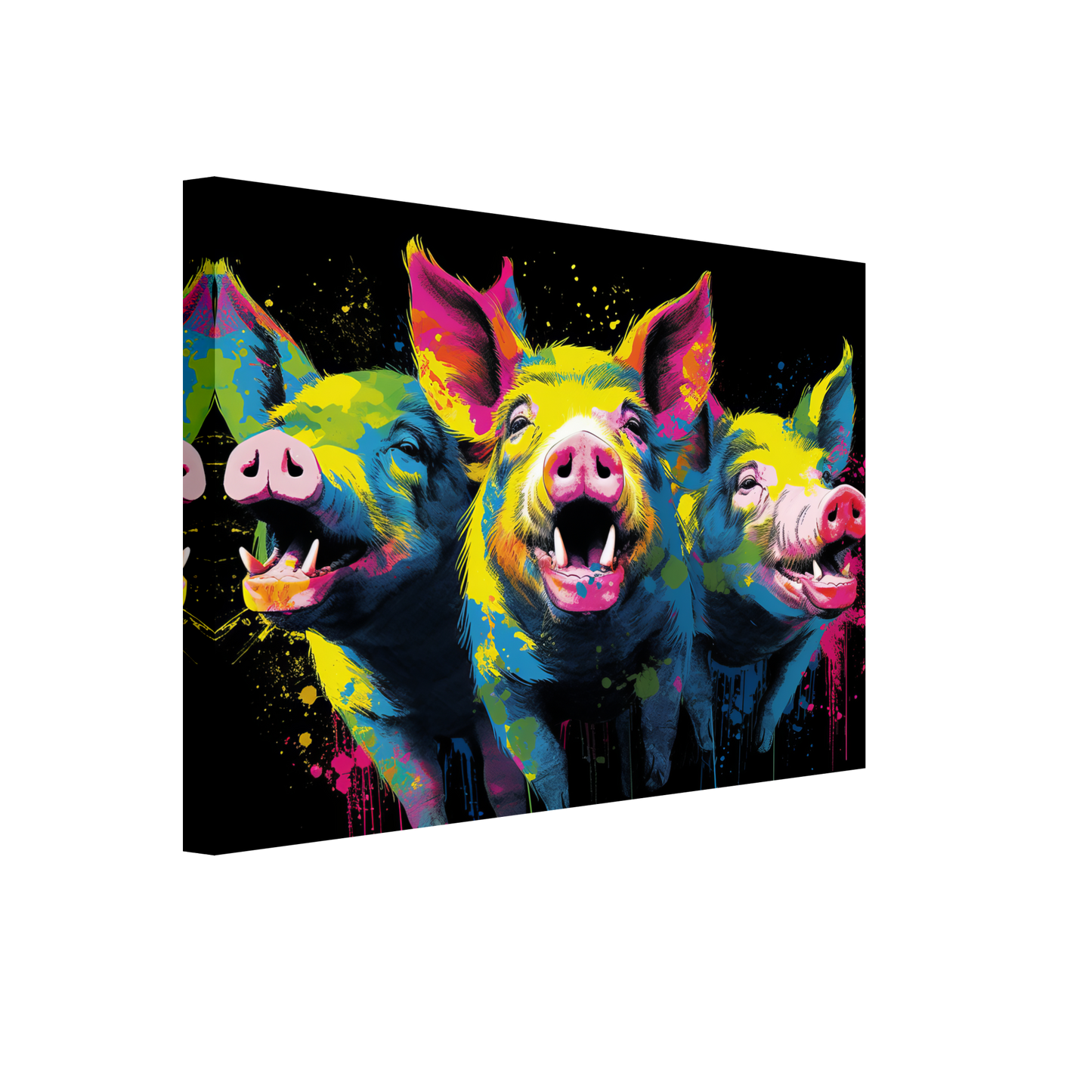 Schweine Schwein Pop-Art (PIG10)