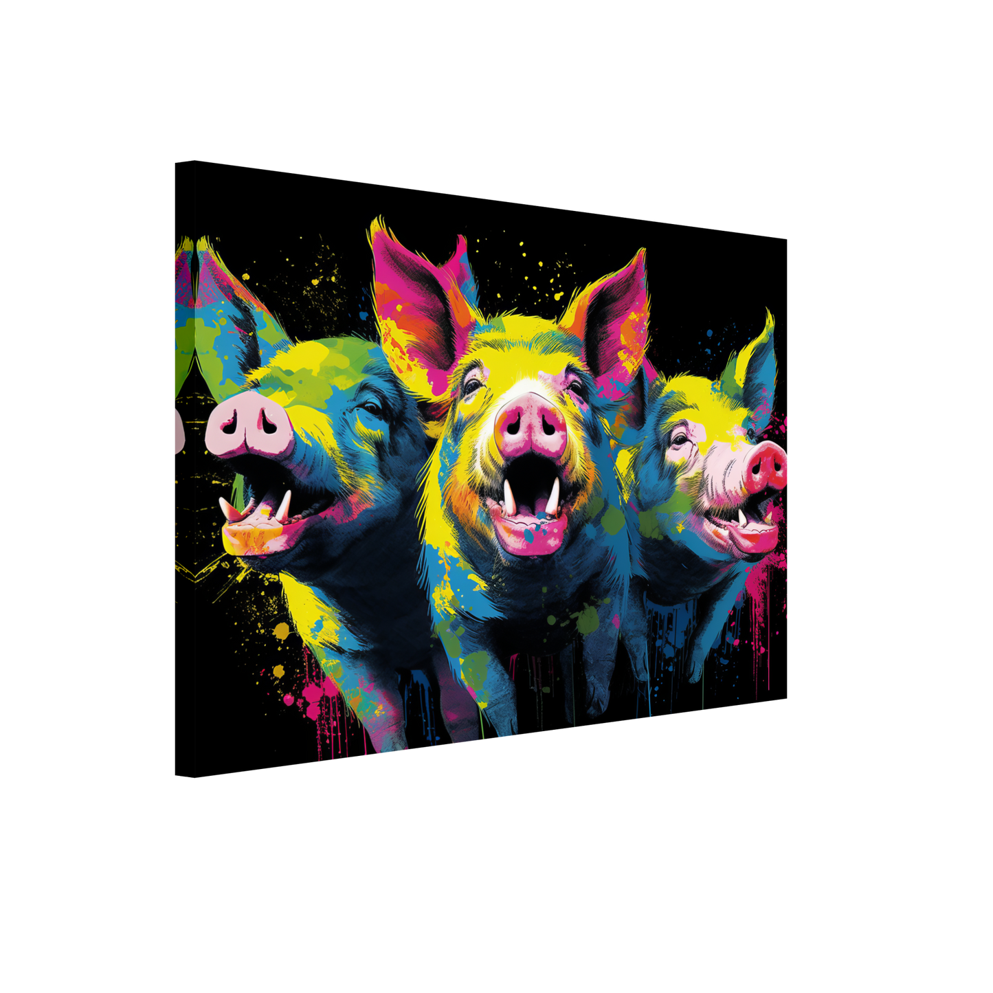 Schweine Schwein Pop-Art (PIG10)
