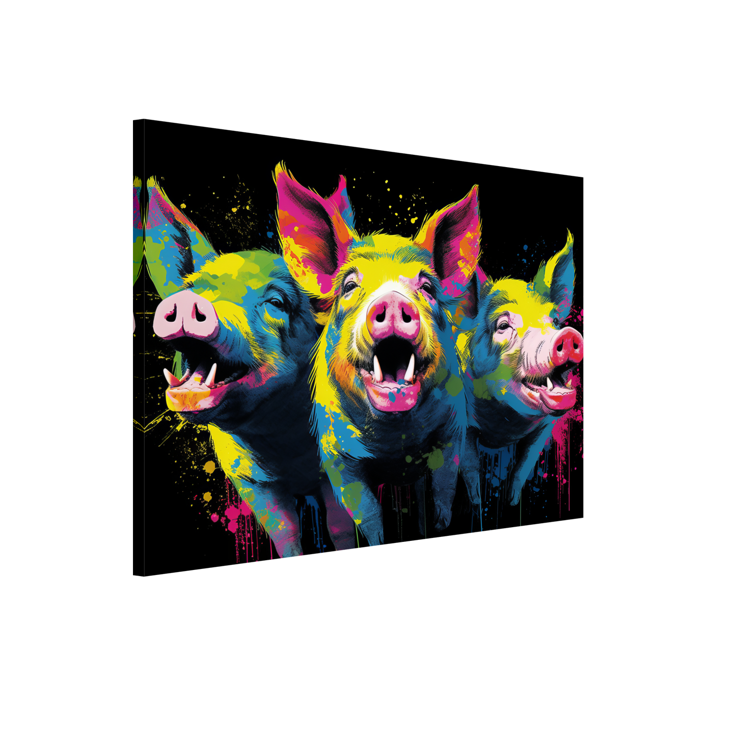 Schweine Schwein Pop-Art (PIG10)