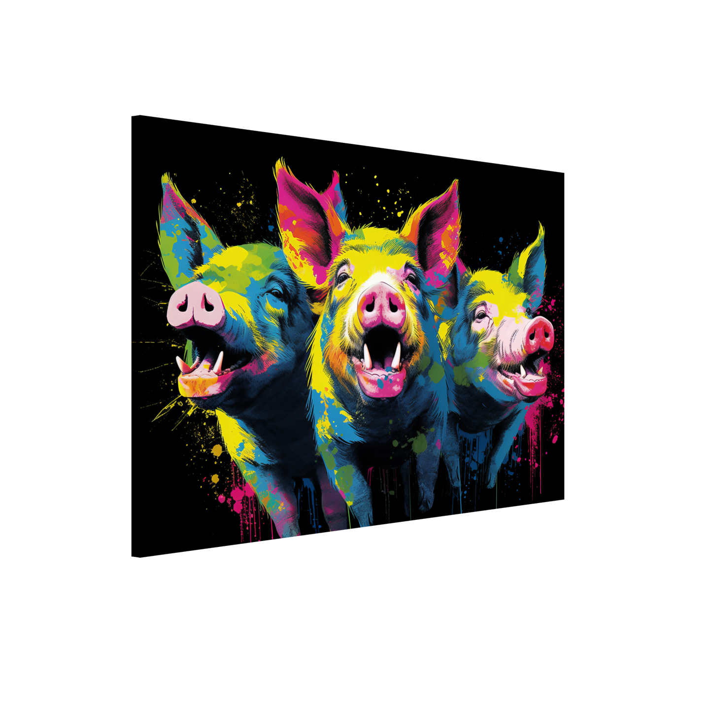 Schweine Schwein Pop-Art (PIG10)