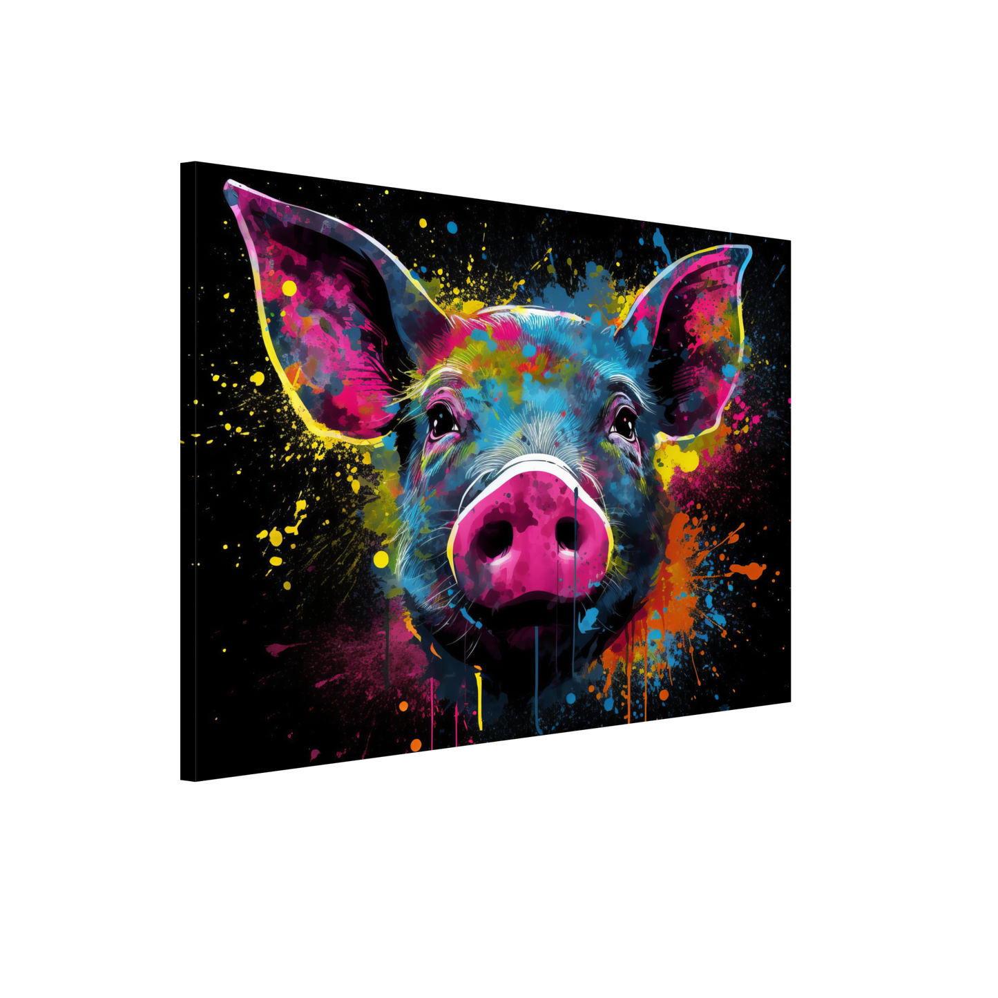 Schweine Schwein Pop-Art (PIG11)