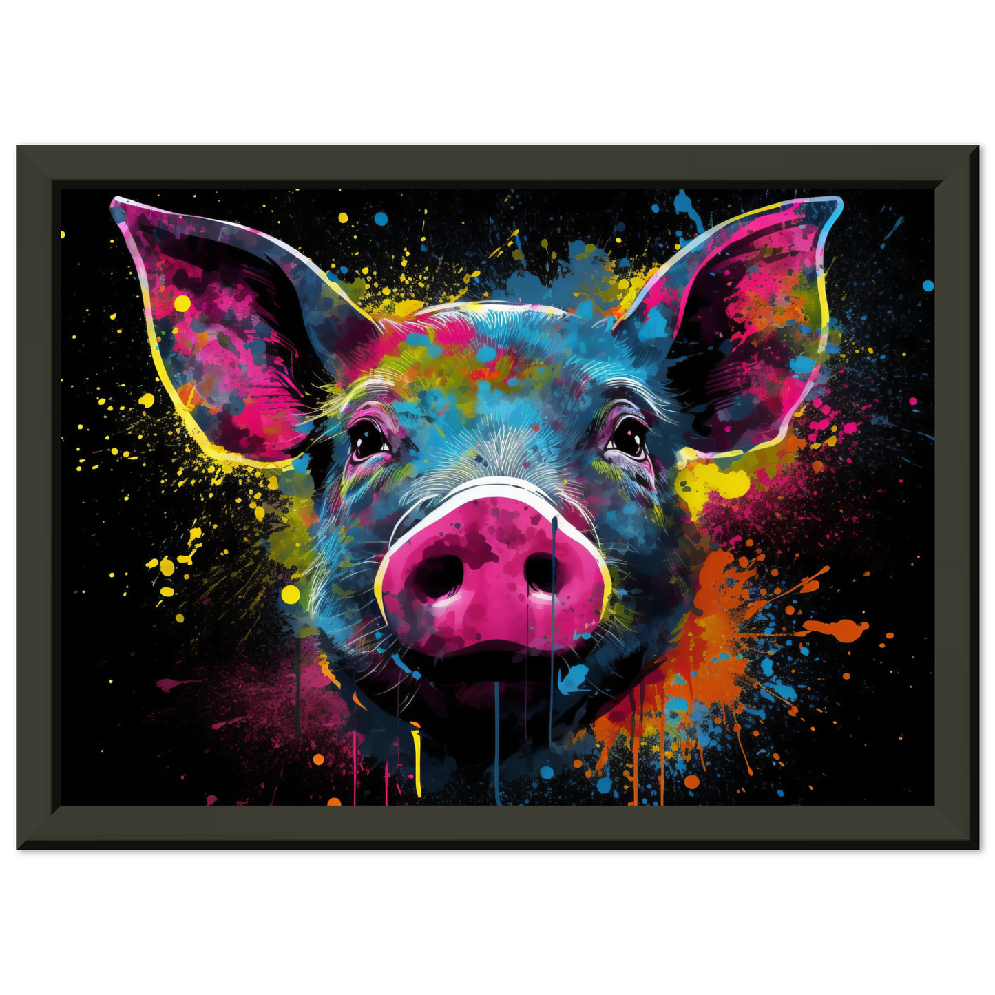 Schweine Schwein Pop-Art (PIG11)