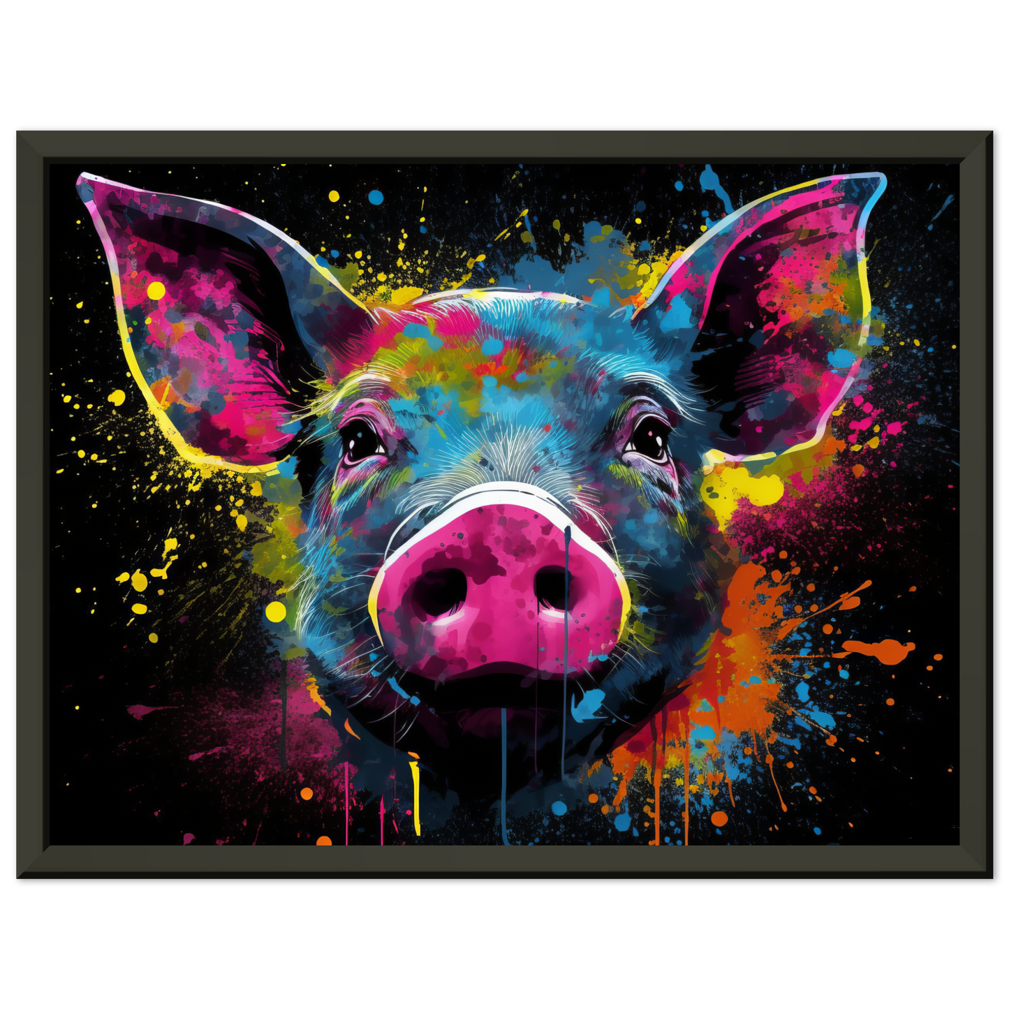 Schweine Schwein Pop-Art (PIG11)
